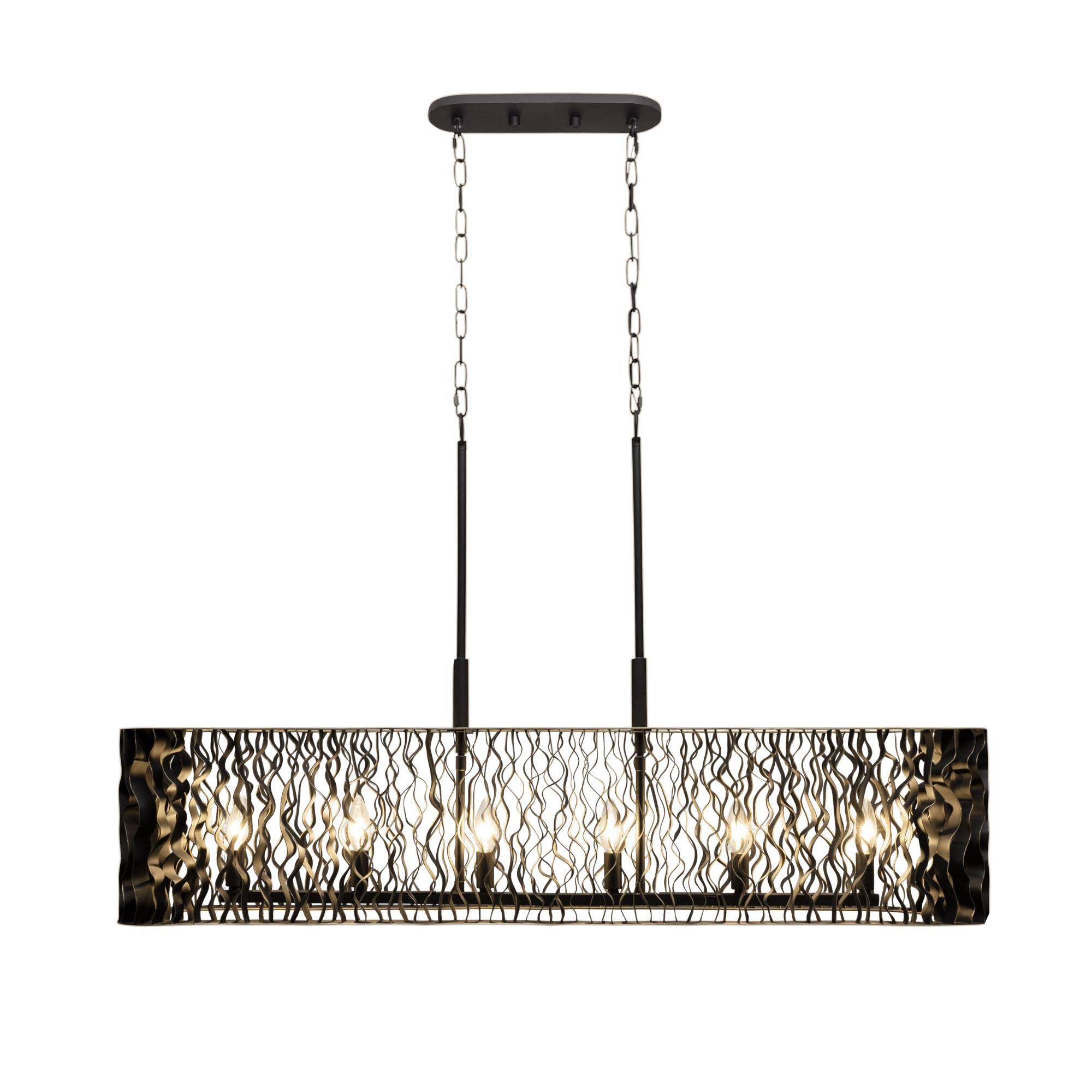 Estela 48 Inch 6 Light Linear Suspension Light by Varaluz
