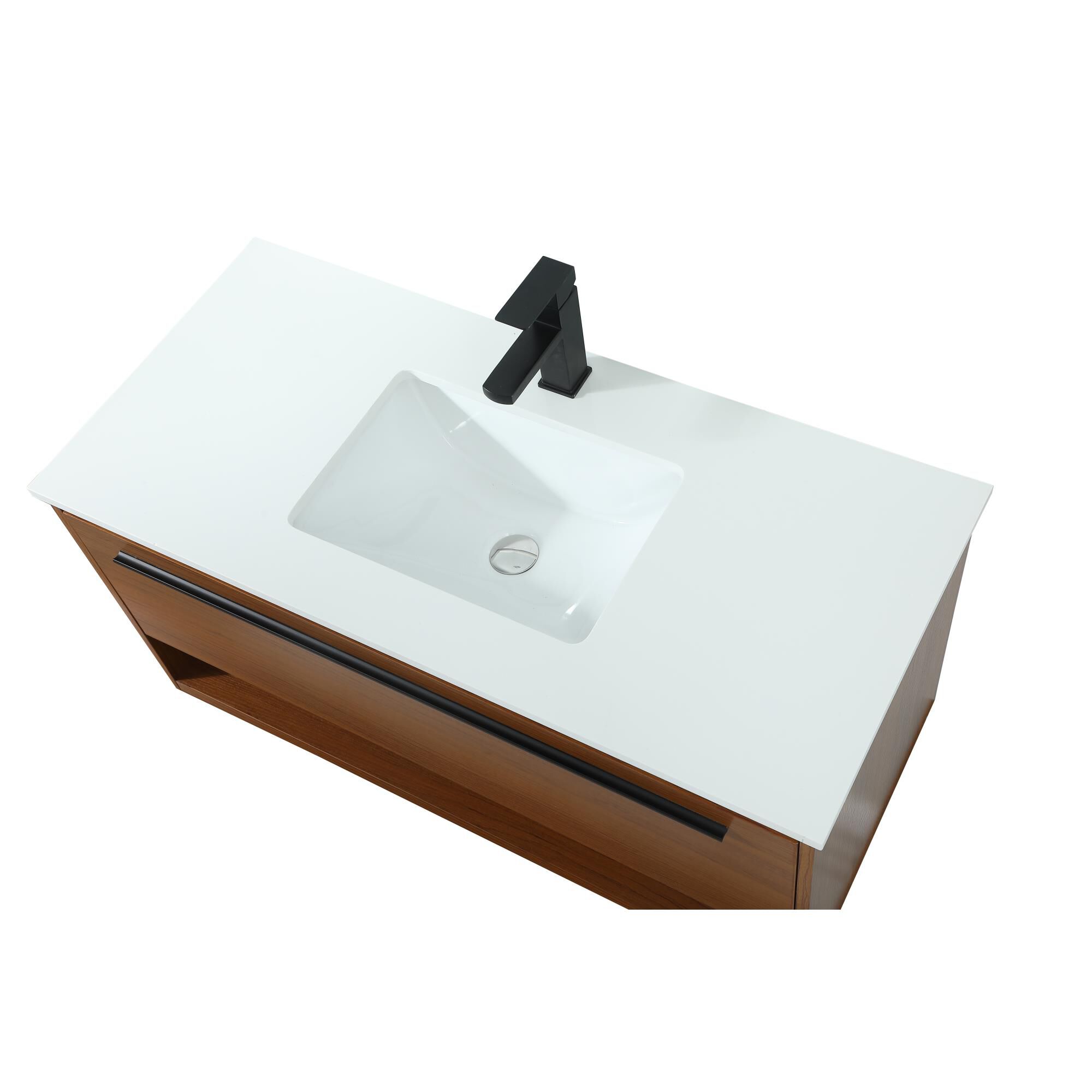 Shown in Teak finish