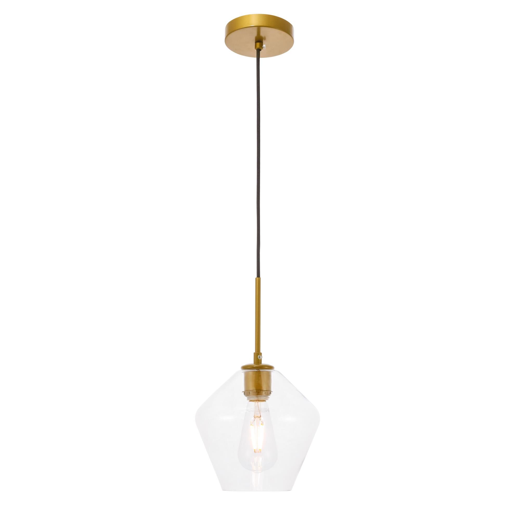 Gene 8 Inch Mini Pendant by Elegant Lighting