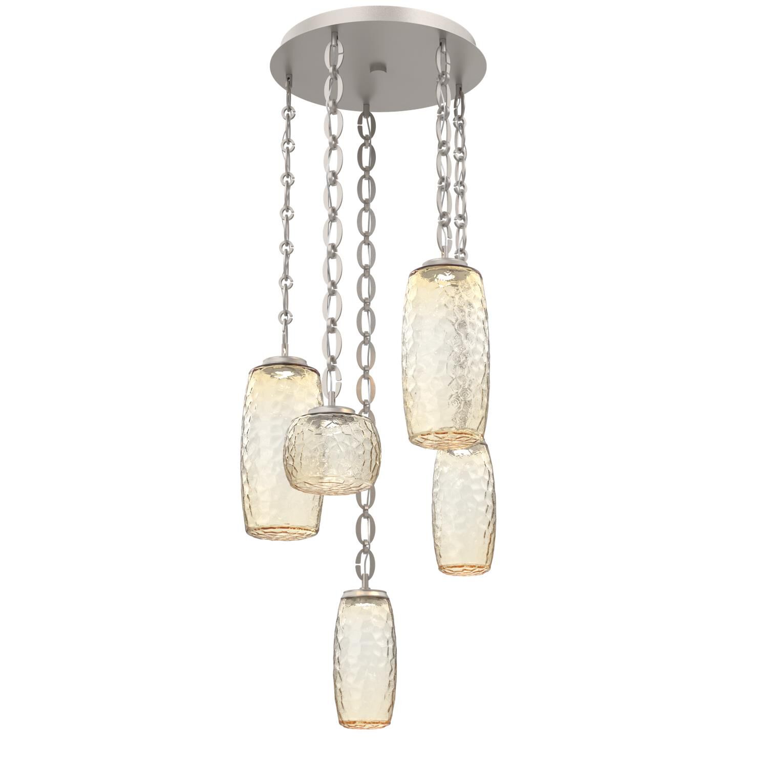 Levi Wilson Vessel 21 Inch Multi Light Pendant by Hammerton Studio