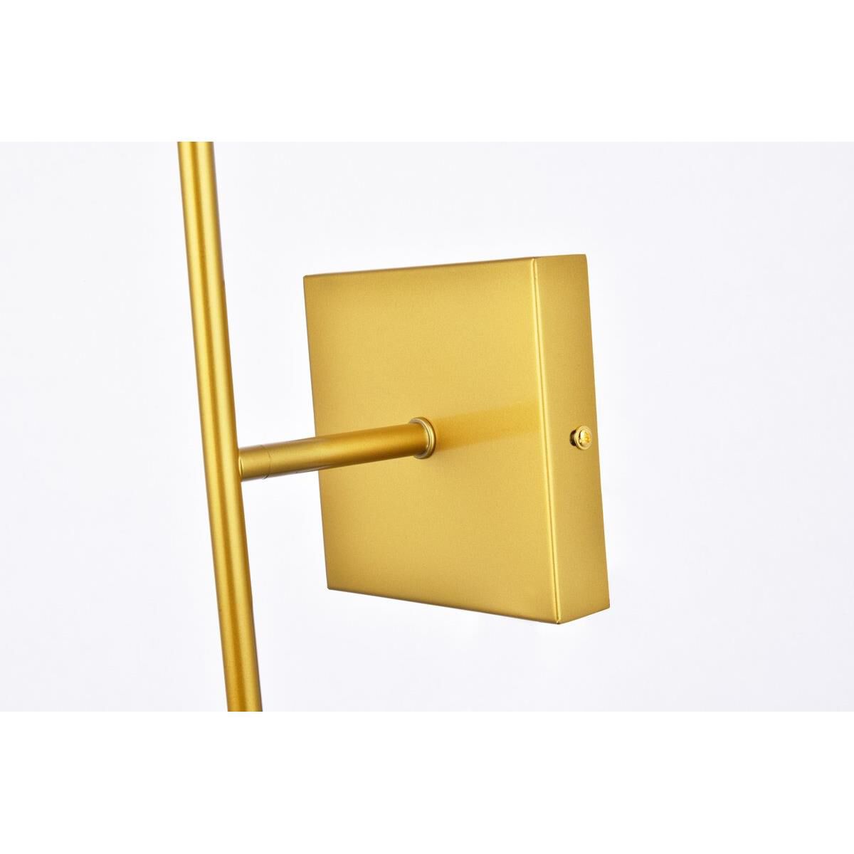 Shown in Brass finish and Clear glass