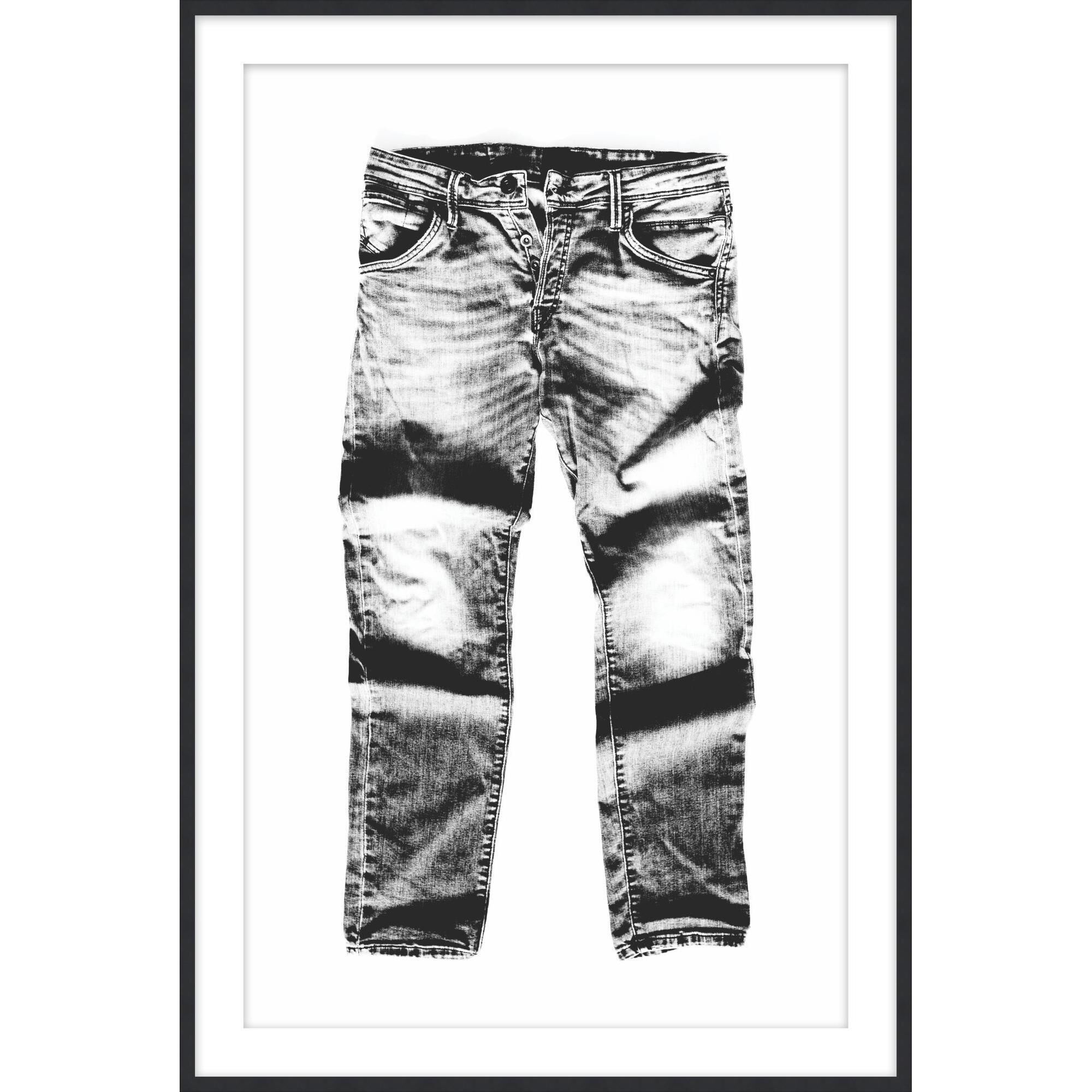 Studio L57 Narrative Live In Jeans Print by LEVEL57