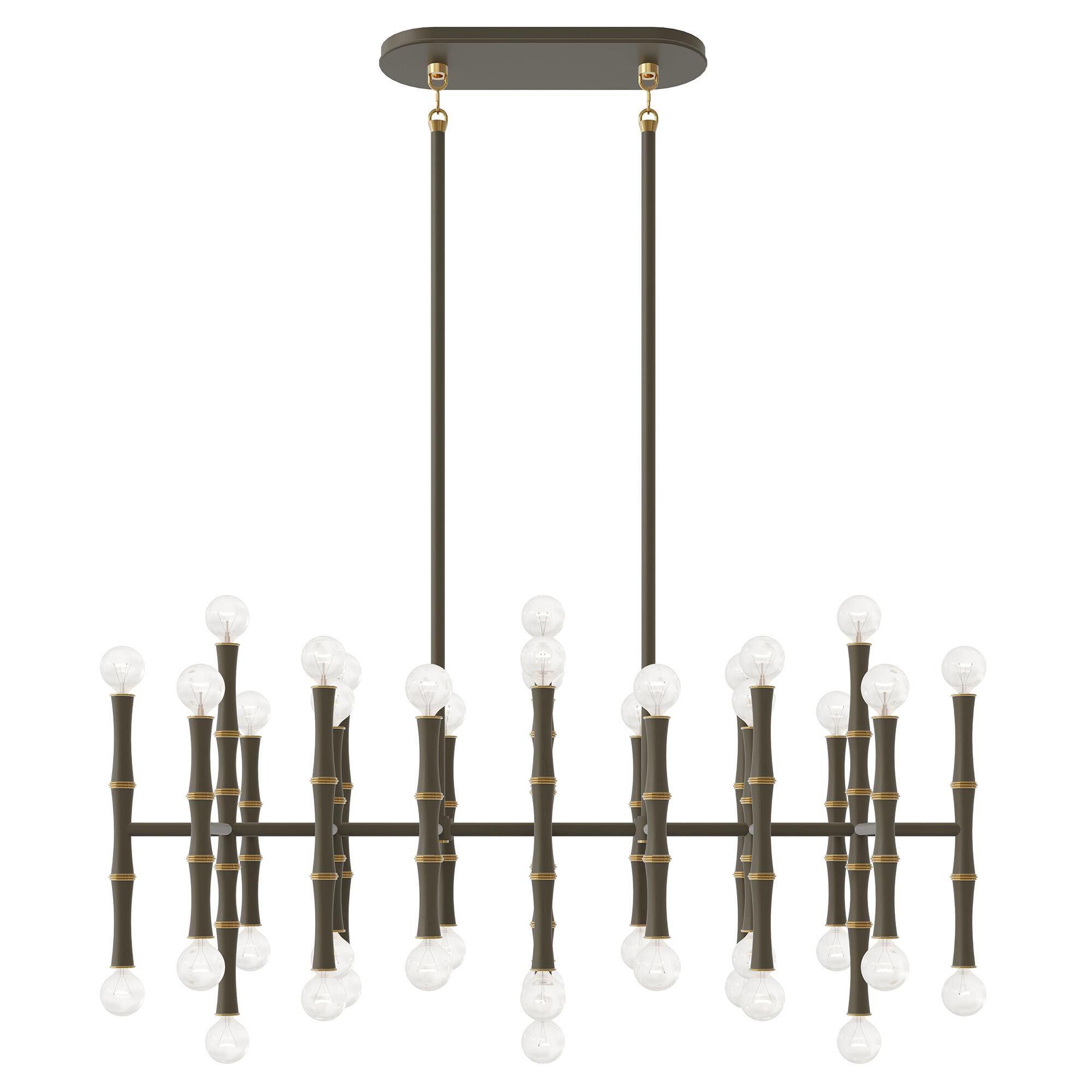 Kane 38 Inch Chandelier by Robert Abbey