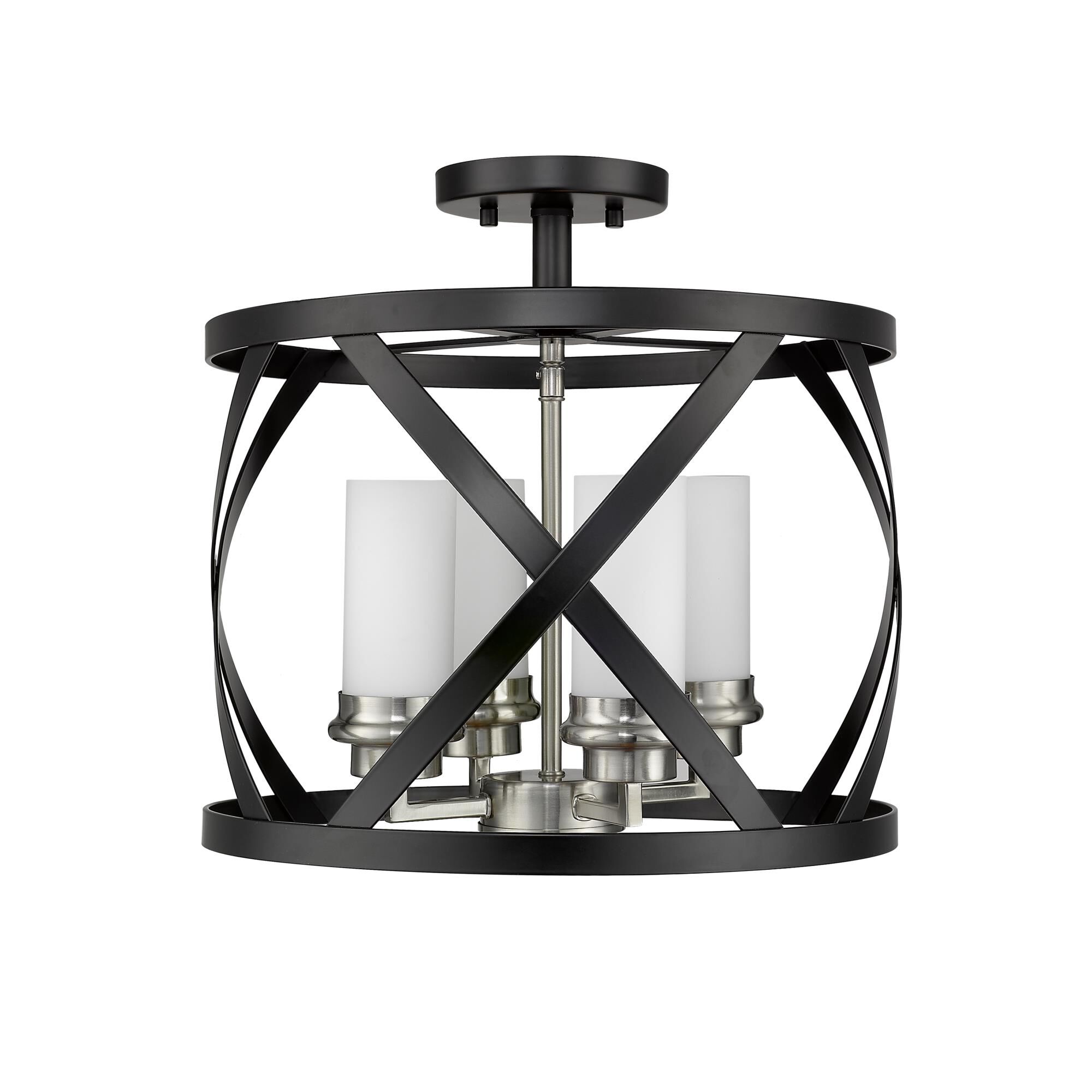 Malcalester 15 Inch 4 Light Semi Flush Mount by Z-Lite