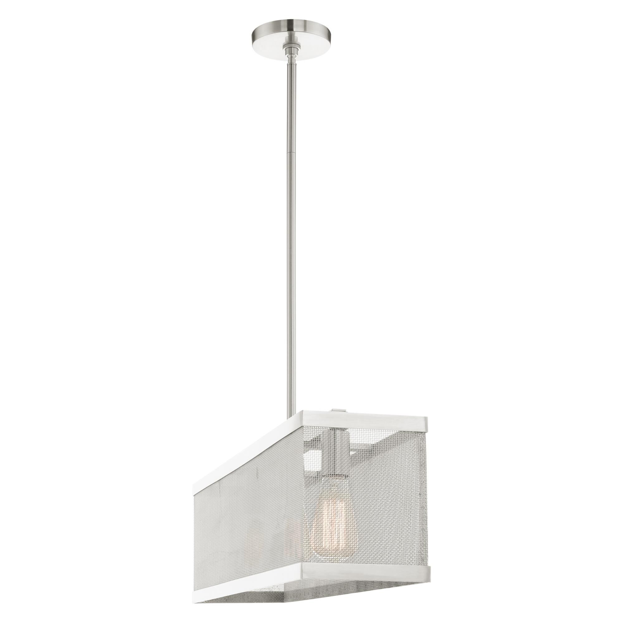 Industro 30 Inch 3 Light Linear Suspension Light by Livex Lighting