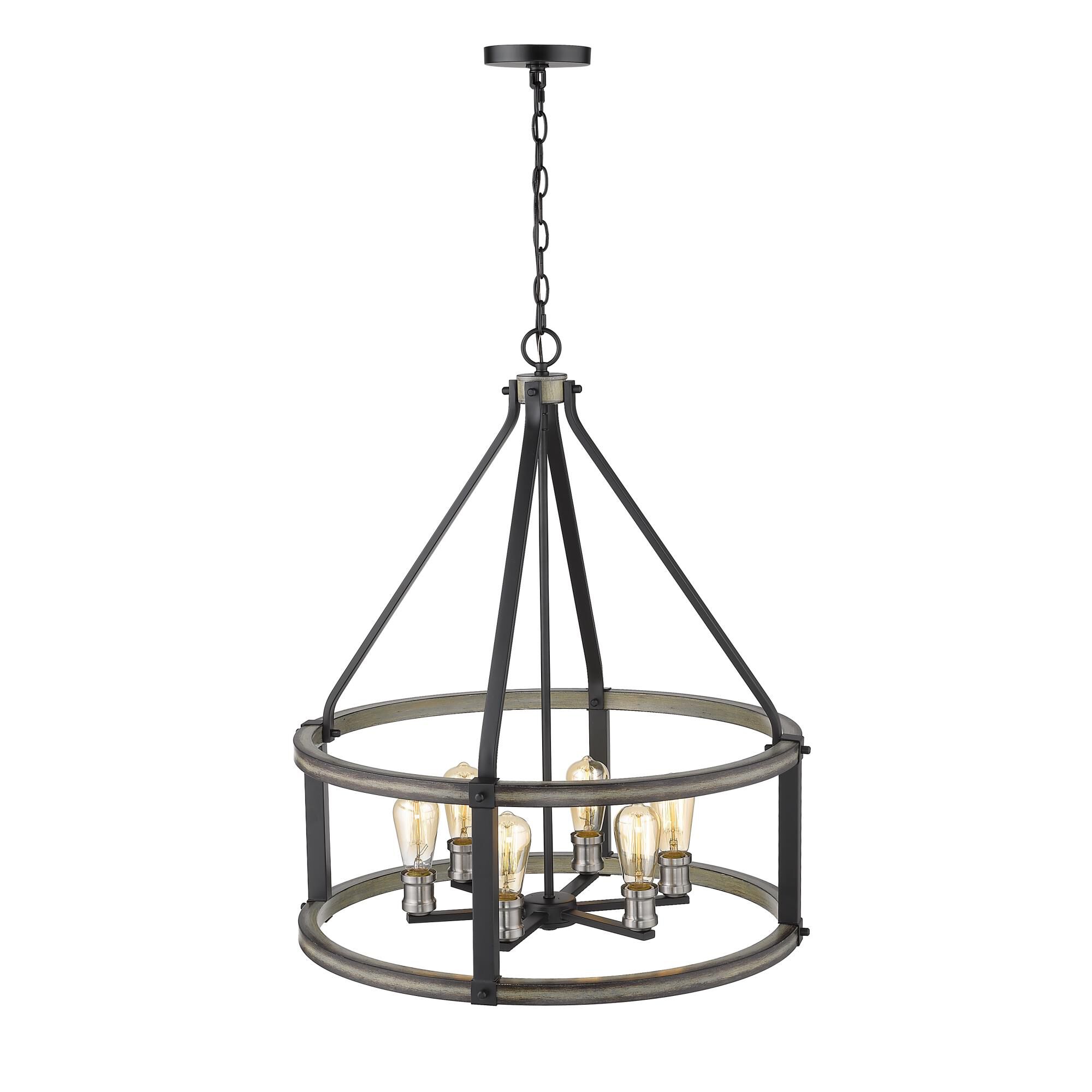 Kirkland 25 Inch 6 Light Chandelier by Z-Lite
