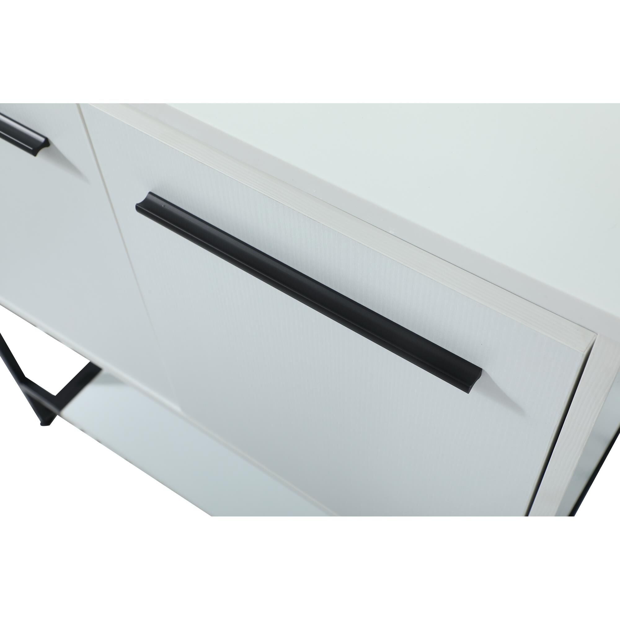 Shown in White finish