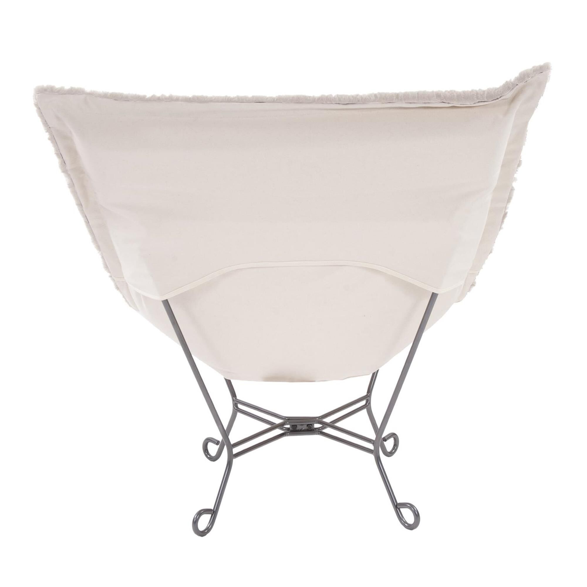 Scroll Puff Accent Chair,