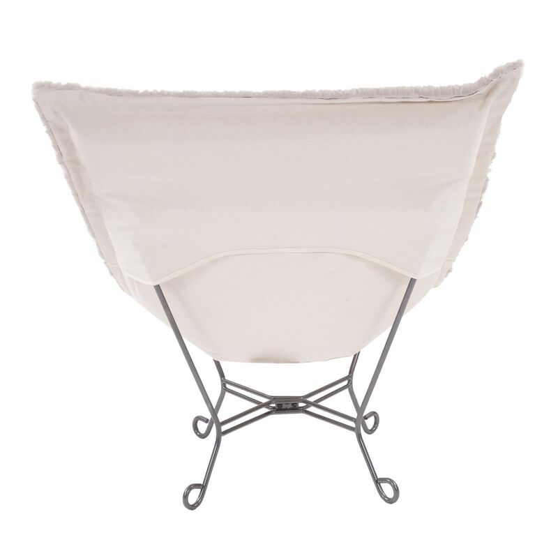 Scroll Puff Accent Chair by Howard Elliott