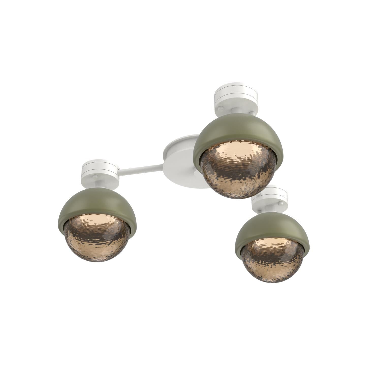 Levi Wilson Cabochon 23 Inch Flush Mount by Hammerton Studio