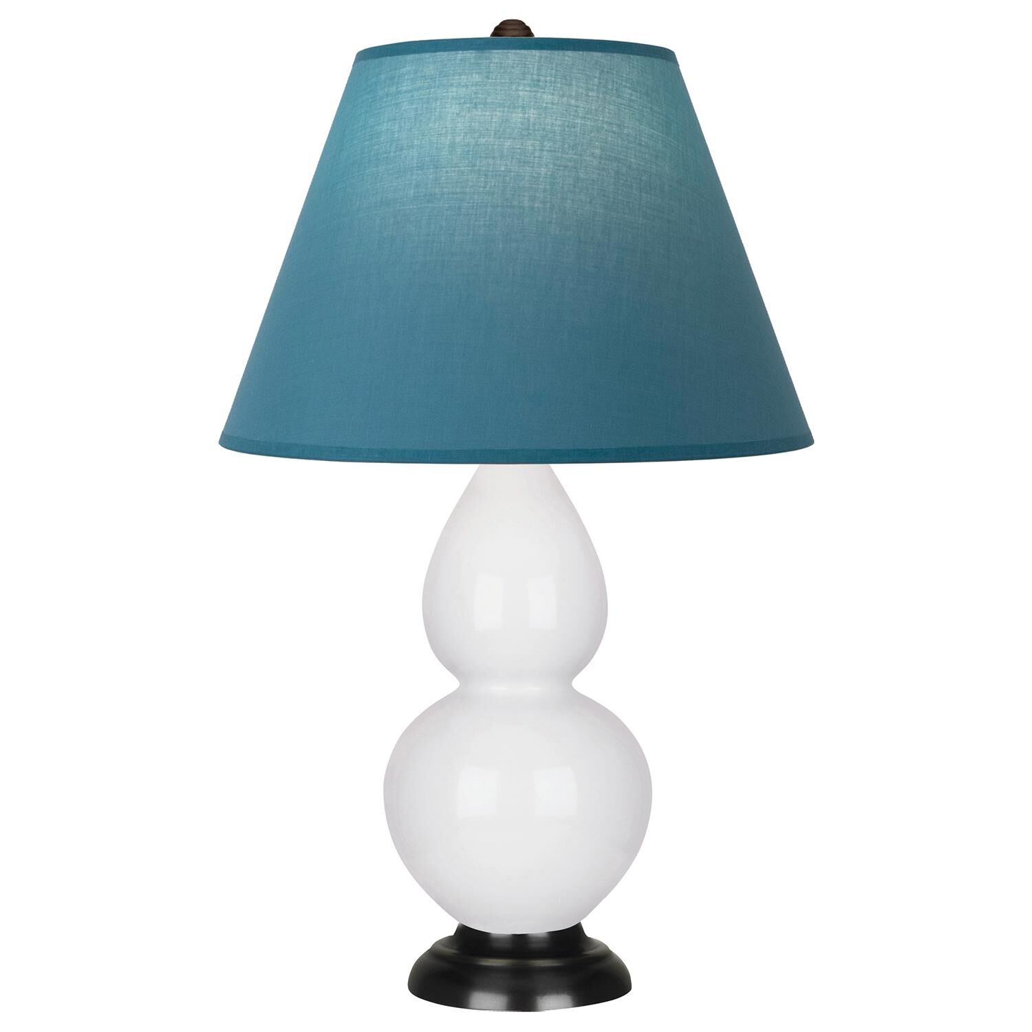 Shown in Daisy finish and Bright Blue and Gray shade and Deep Patina Bronze accent