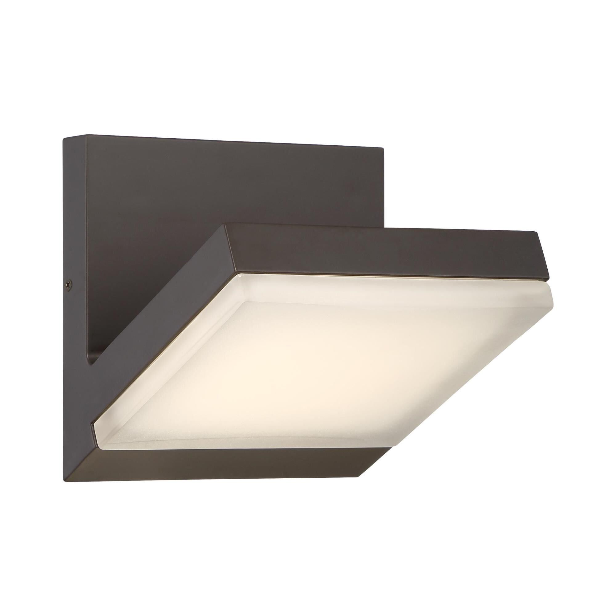Angle 6 Inch Tall 1 Light LED Outdoor Wall Light by Kovacs