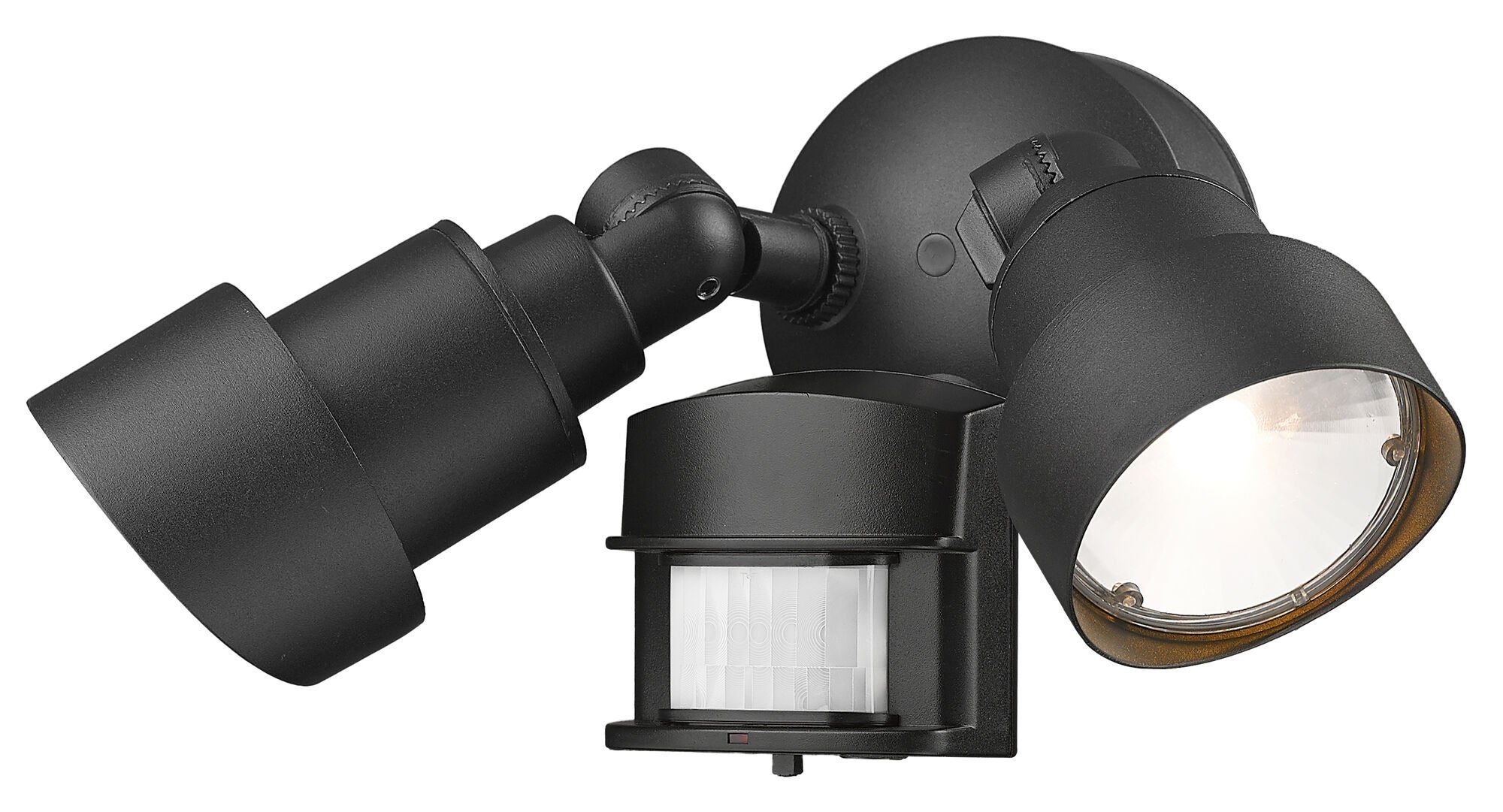 Shown in Matte Black finish and -- glass and -- shade