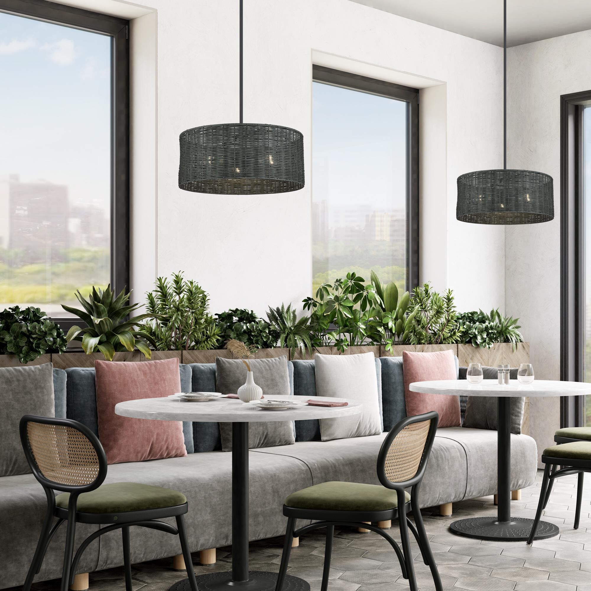 Weavington 18 Inch Large Pendant by Livex Lighting