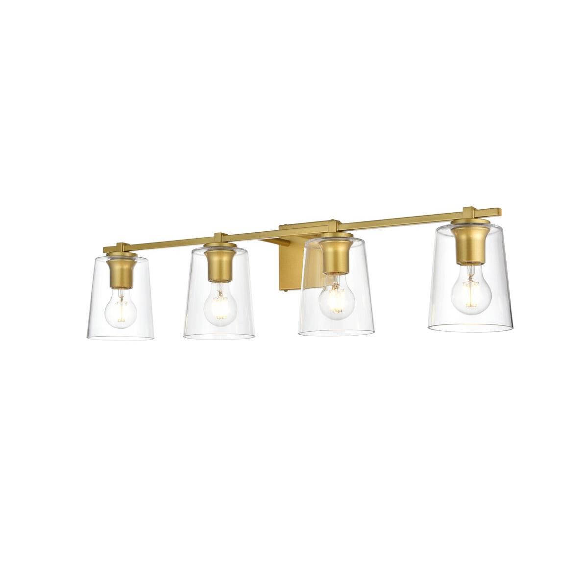 Kacey 33 Inch 4 Light Bath Vanity Light by Elegant Lighting