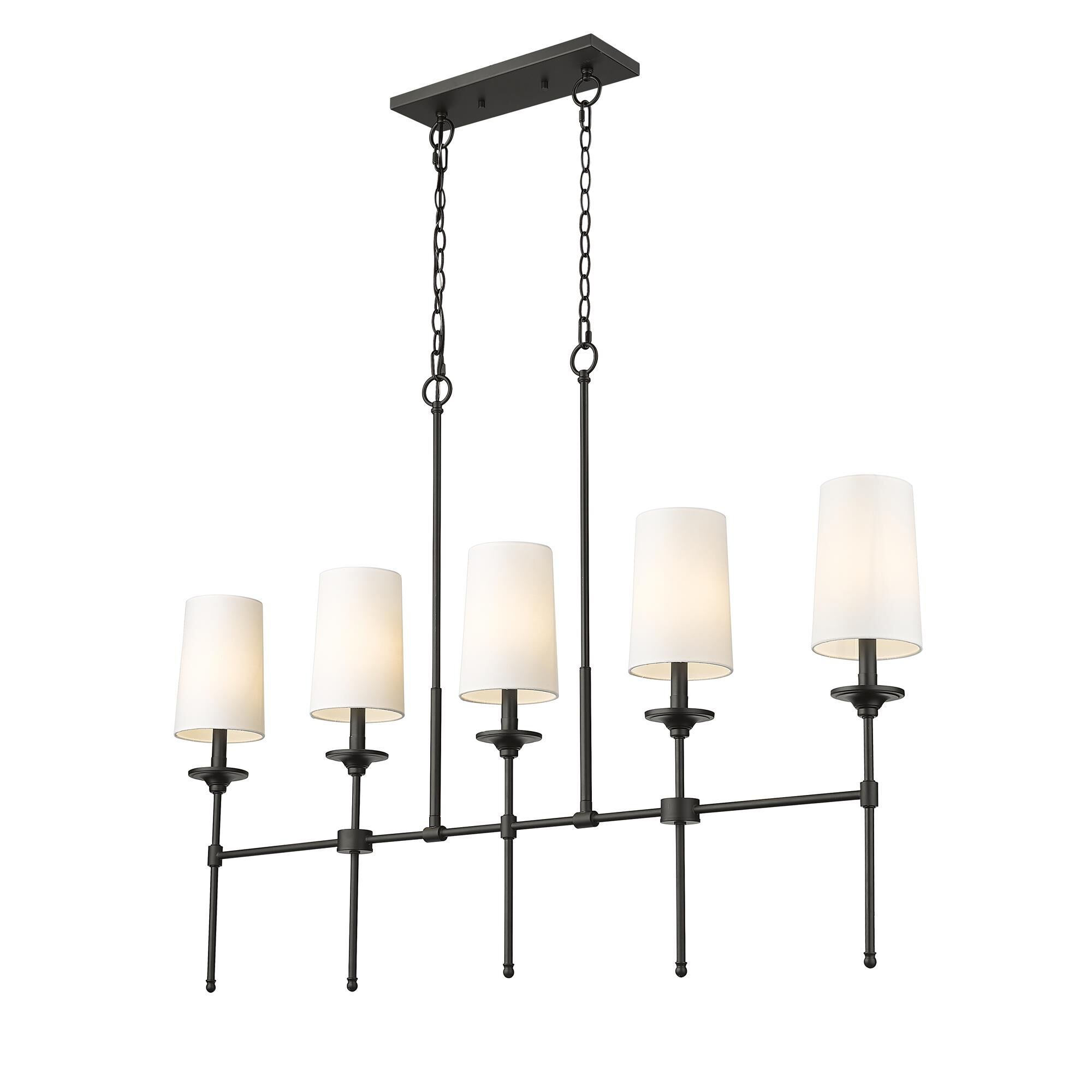 Shown in Matte Black finish and Cloth Cover glass and Cloth Cover shade