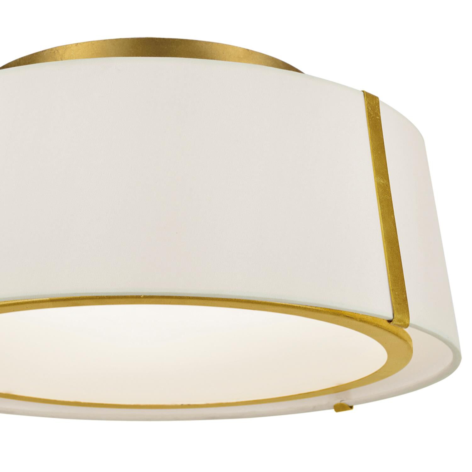 Fulton 18 Inch 3 Light Semi Flush Mount by Crystorama