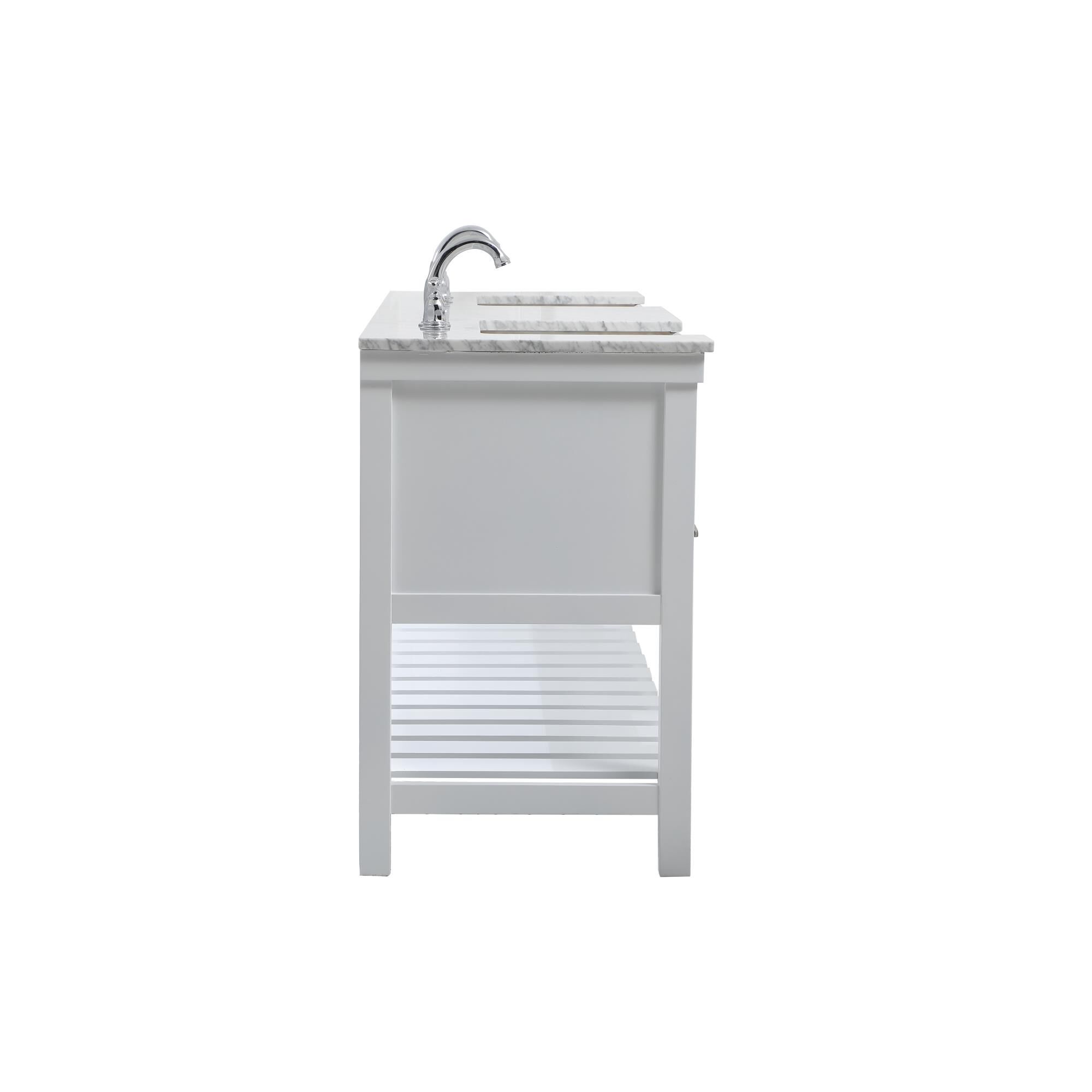 Shown in White finish