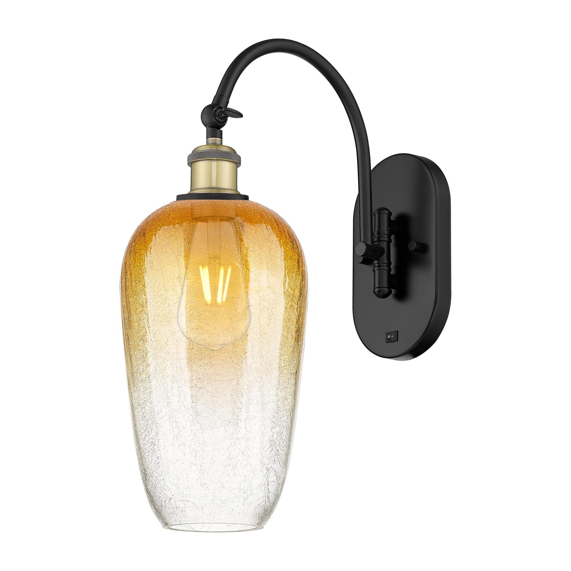 Bruno Marashlian Brookhaven Flute 7 Inch Wall Swing Lamp by Innovations Lighting