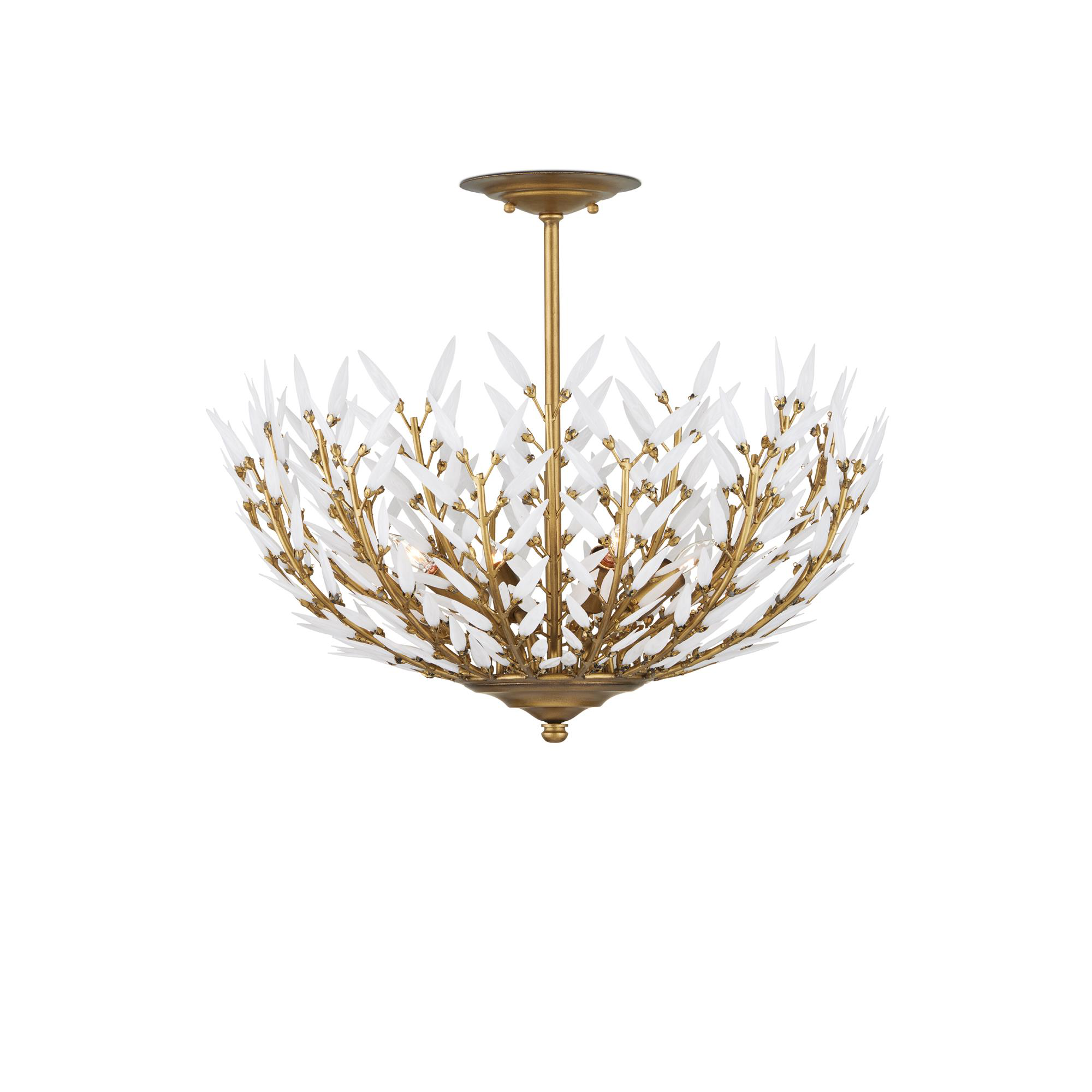Magnum 22 Inch 4 Light Semi Flush Mount,