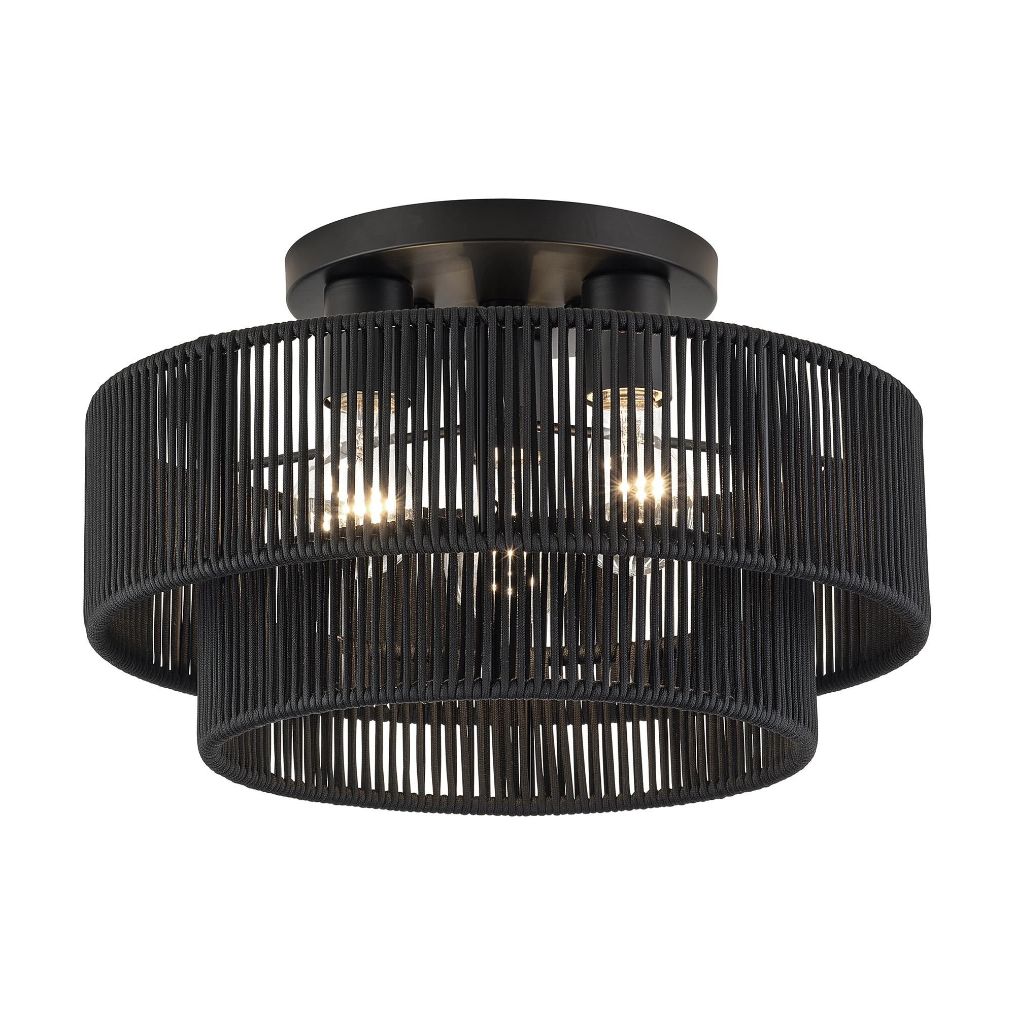 Acordia 15 Inch Semi Flush Mount by Livex Lighting