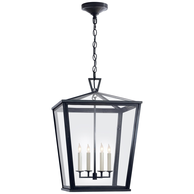 Chapman & Myers Darlana 24 Inch Tall 4 Light Outdoor Hanging Lantern by Visual Comfort Signature Collection