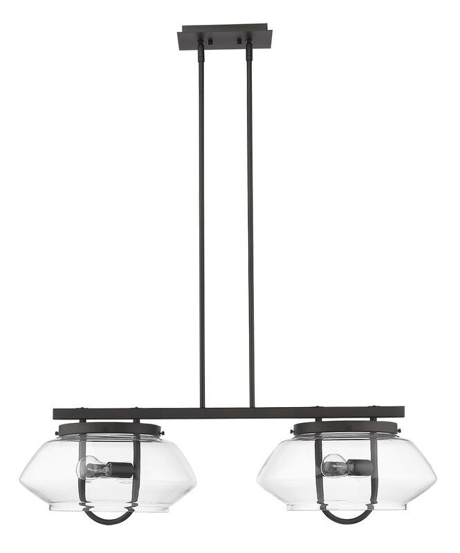 Garner 38 Inch 4 Light Linear Suspension Light by Trend Lighting