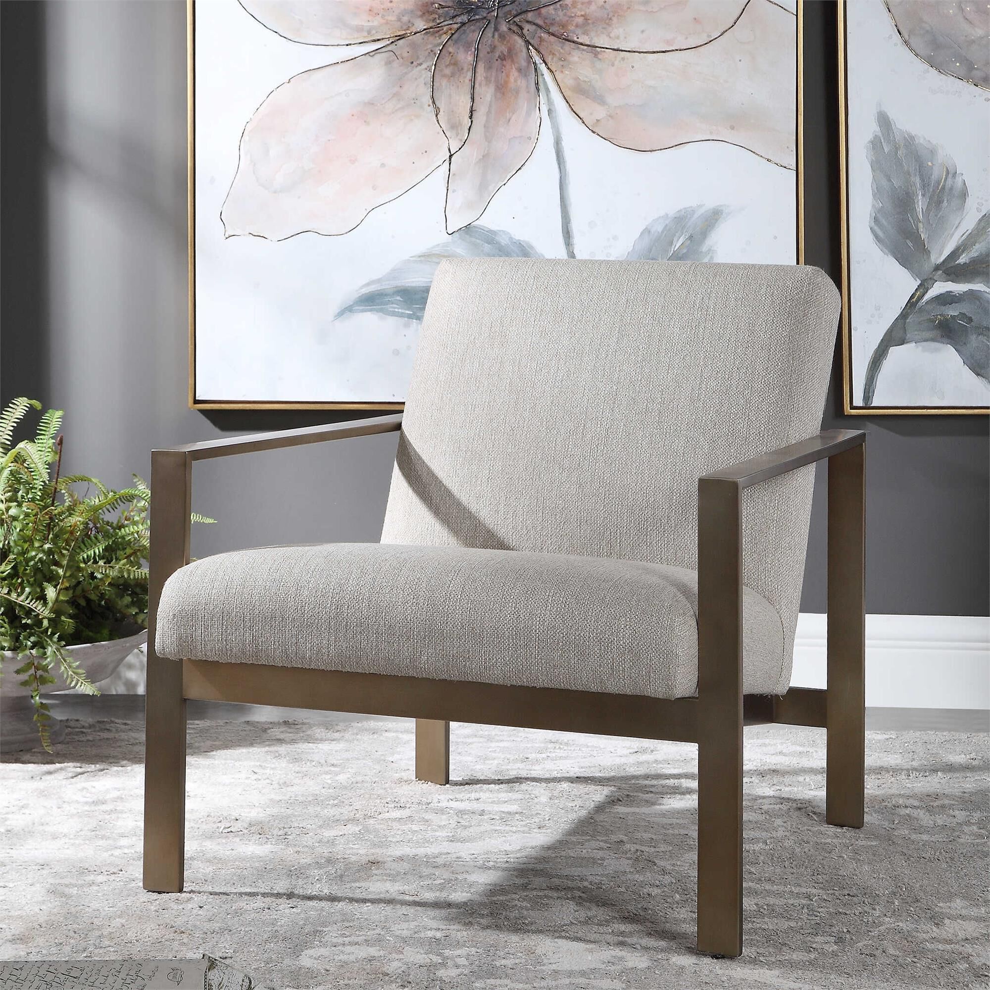 Shown in With Clean Contemporary Lines, This Open Frame Design Features A Stainless Steel Construction Finish finish