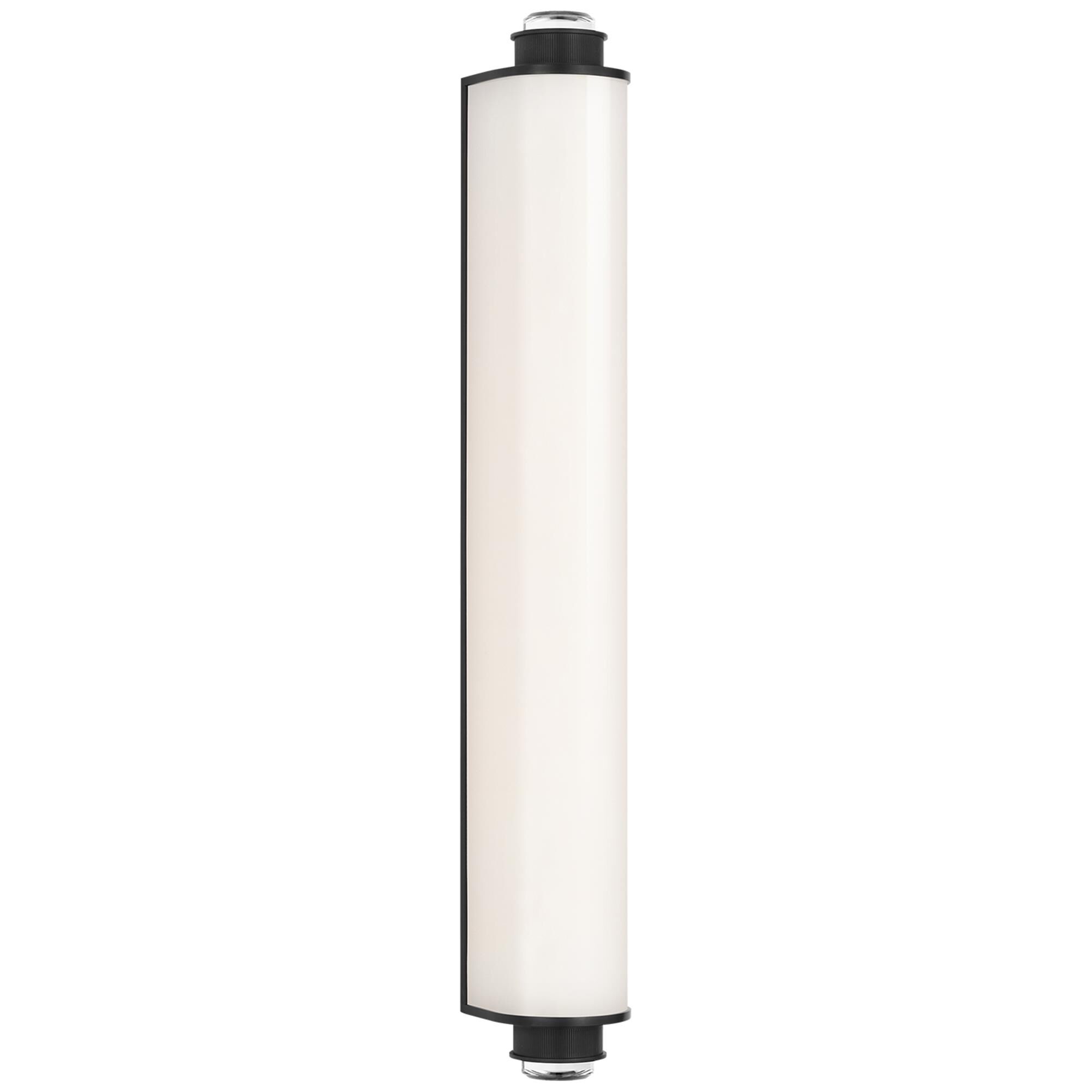 Shown in Bronze finish and White glass