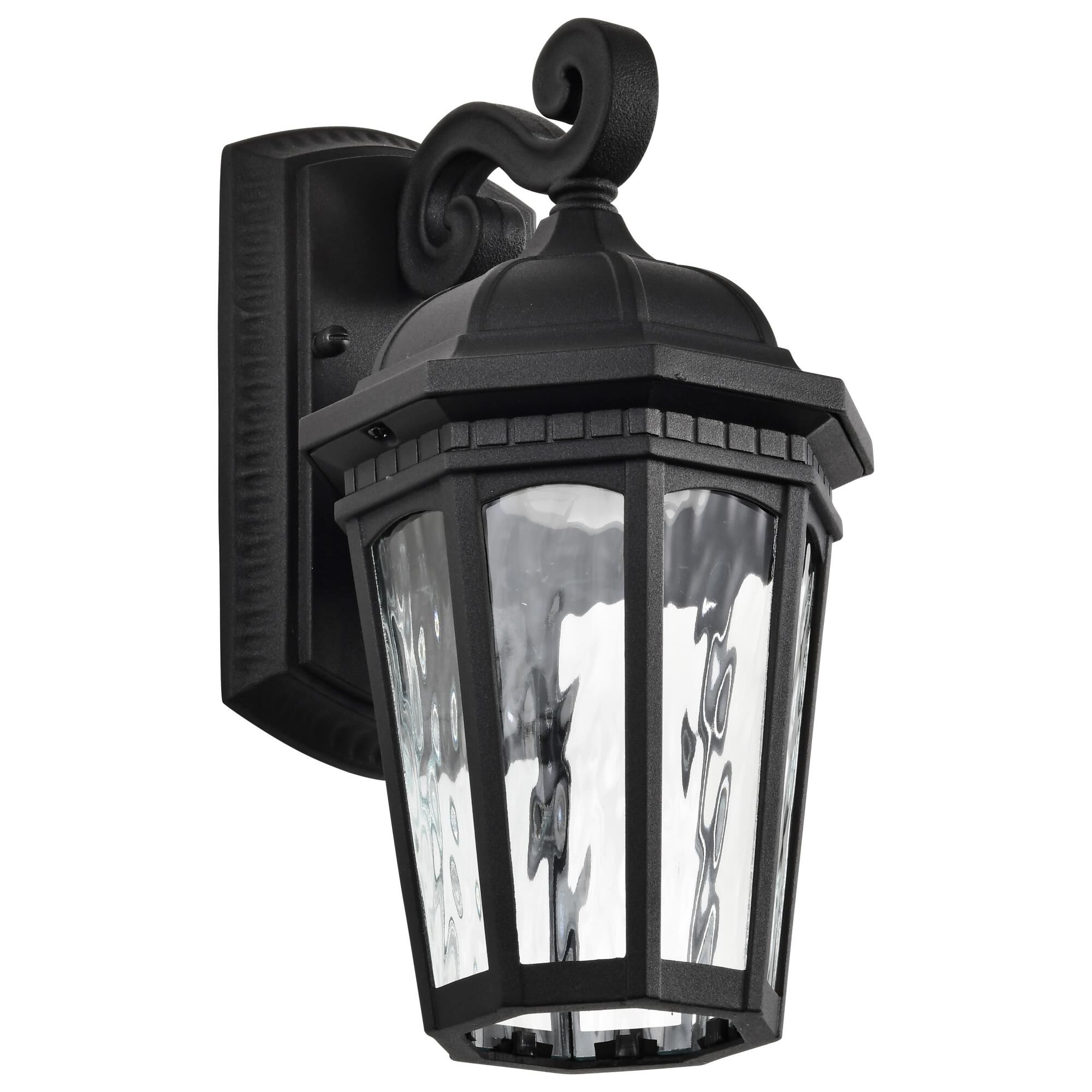 Shown in Matte Black finish and Clear Water glass