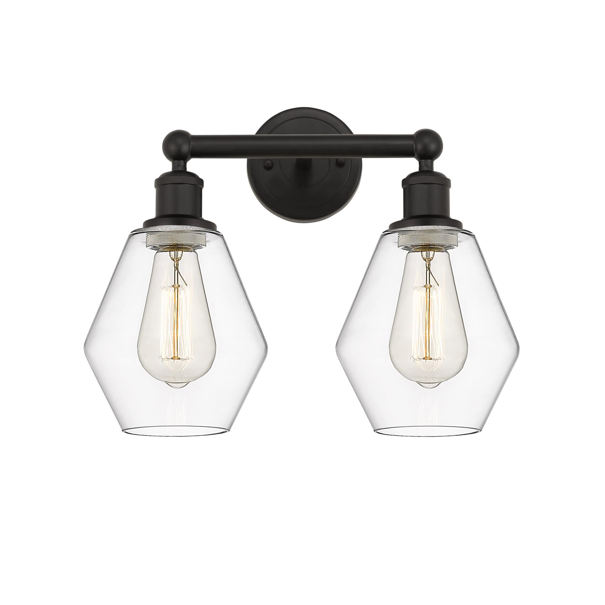 Shown in Oil Rubbed Bronze, Clear finish and Clear glass and Clear Glass shade