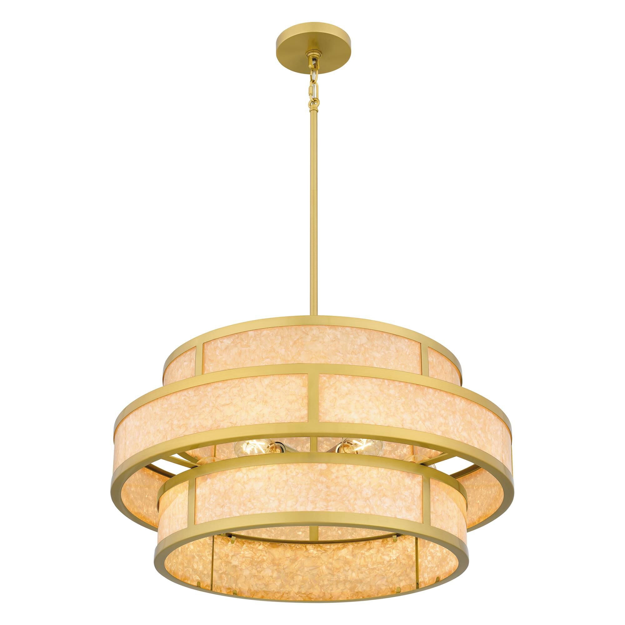 Stoneland 24 Inch Chandelier by Quoizel