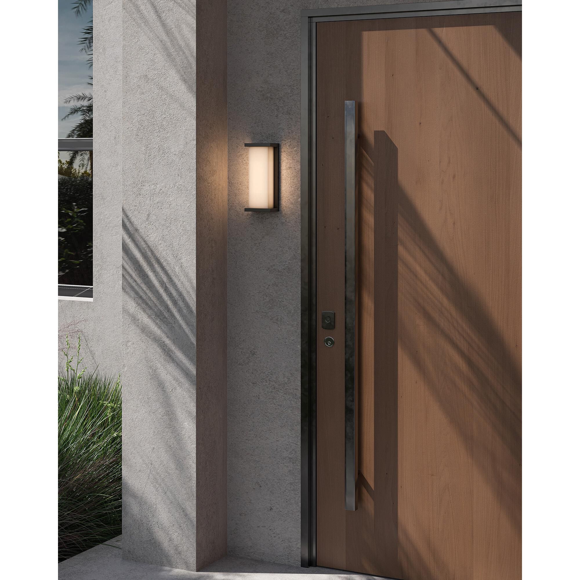 Shown in Black finish and Frosted Polycarbonate glass
