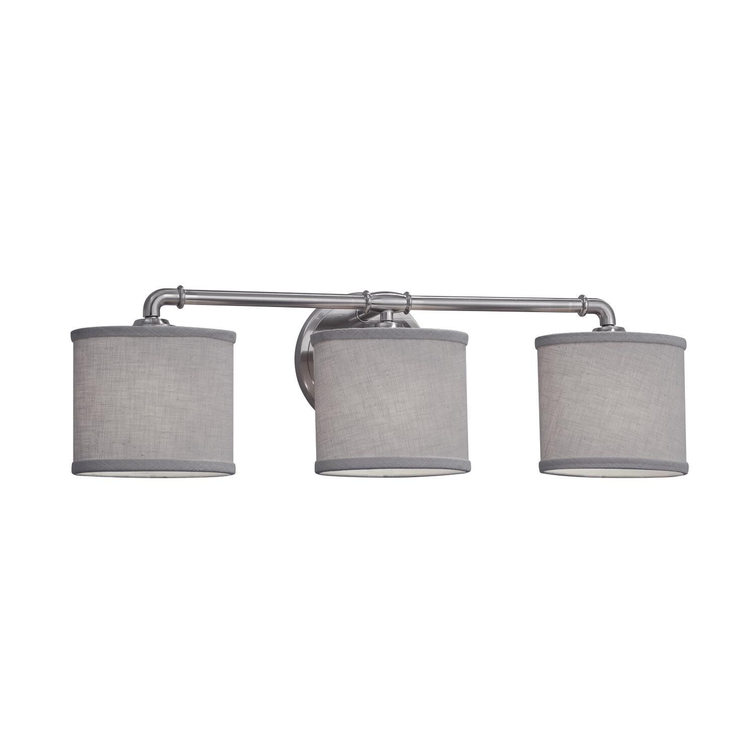 Textile 26 Inch 3 Light Bath Vanity Light by Justice Design Group