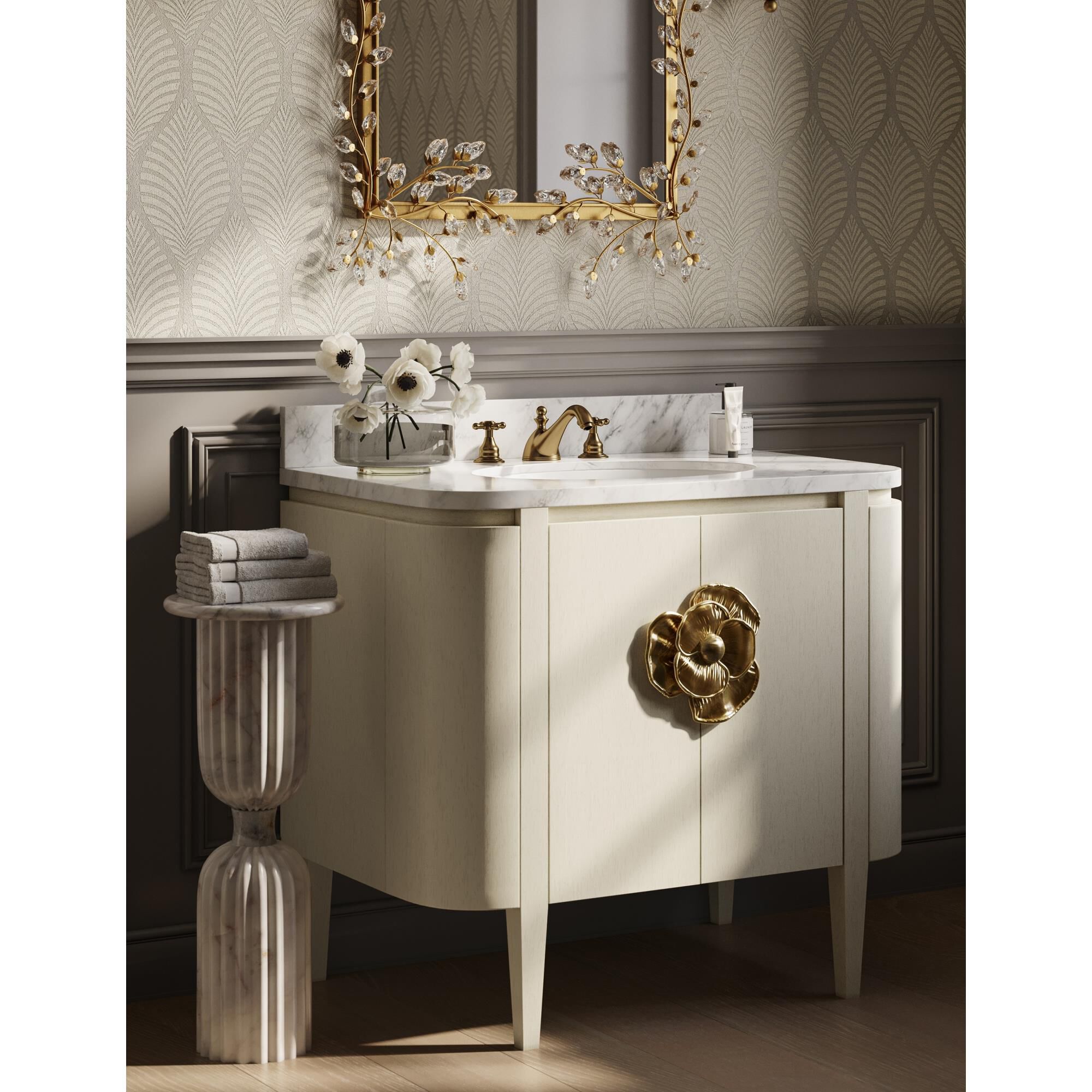 Briallen Bath Vanity by Currey and Company
