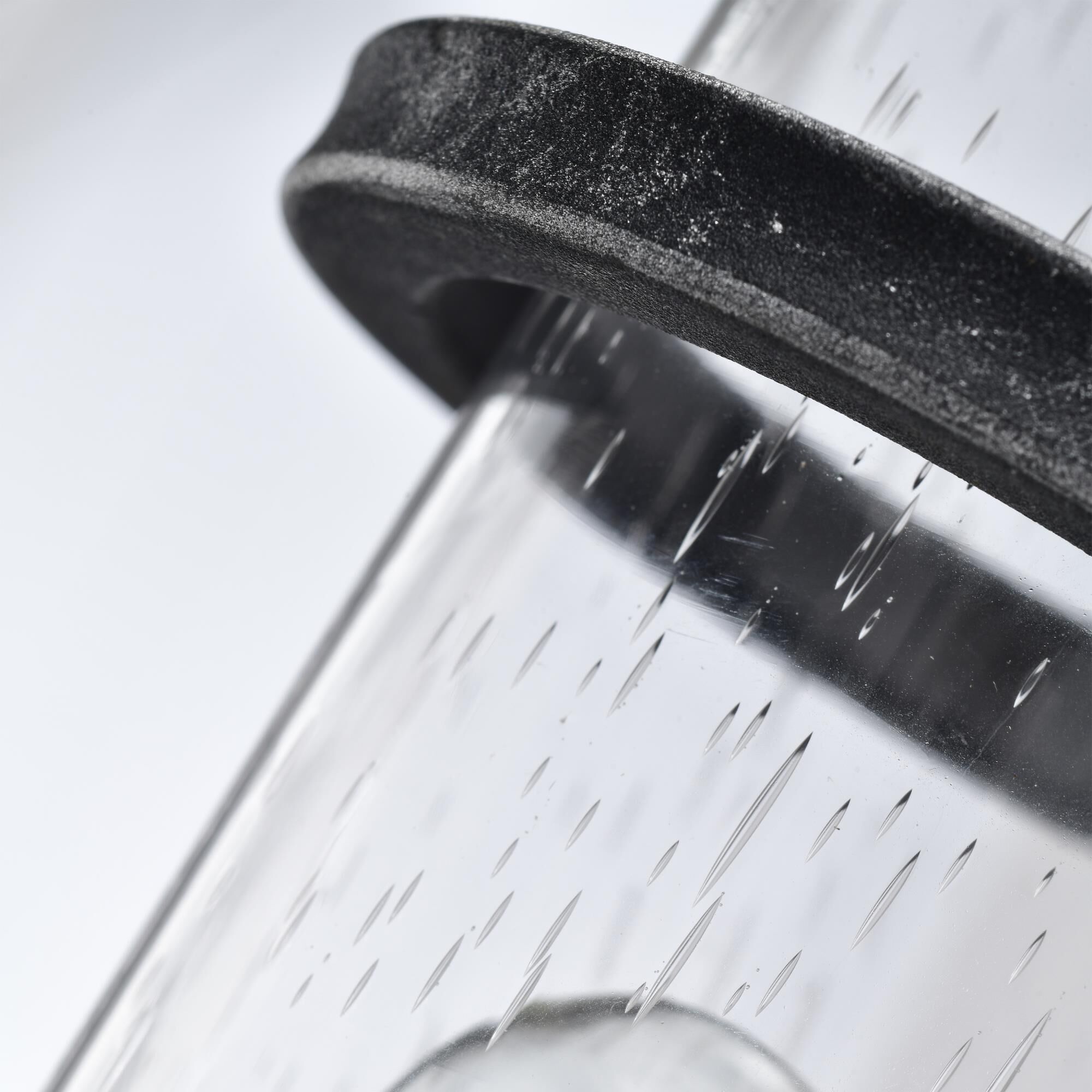 Shown in Iron Black finish