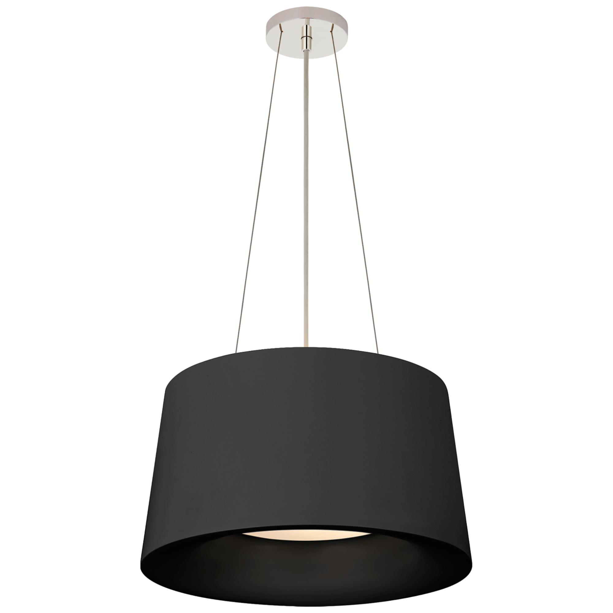 Shown in Matte Black finish and No Shade shade