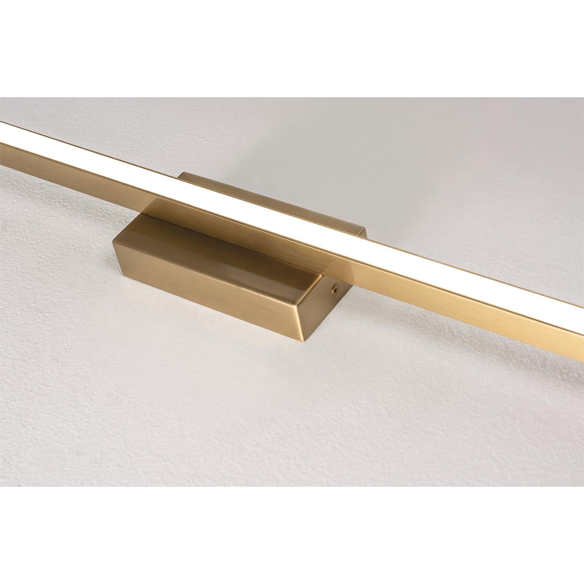 Shown in Satin Brass finish and Satin Brass Metal shade