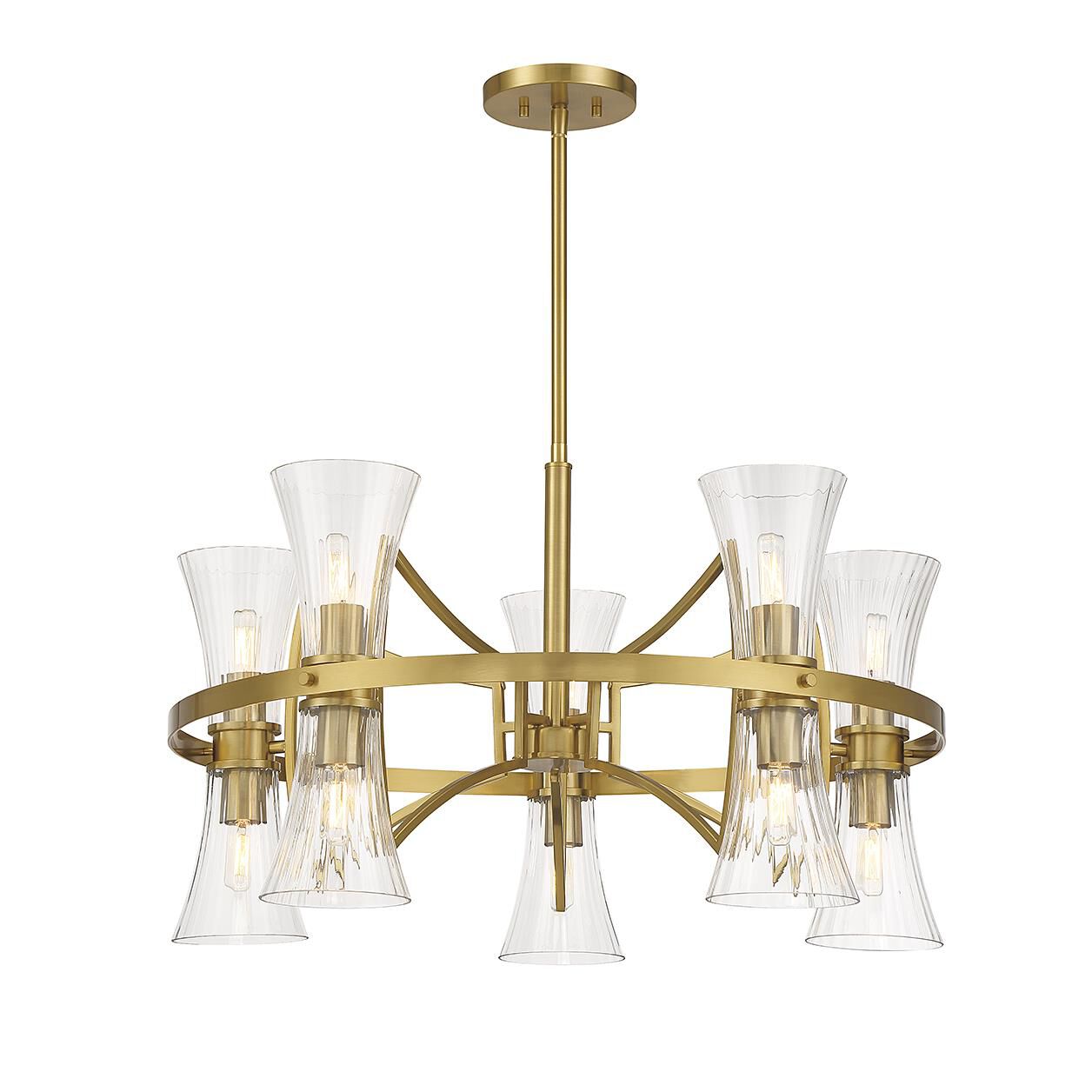 Bennington 30 Inch 10 Light Chandelier by Savoy House