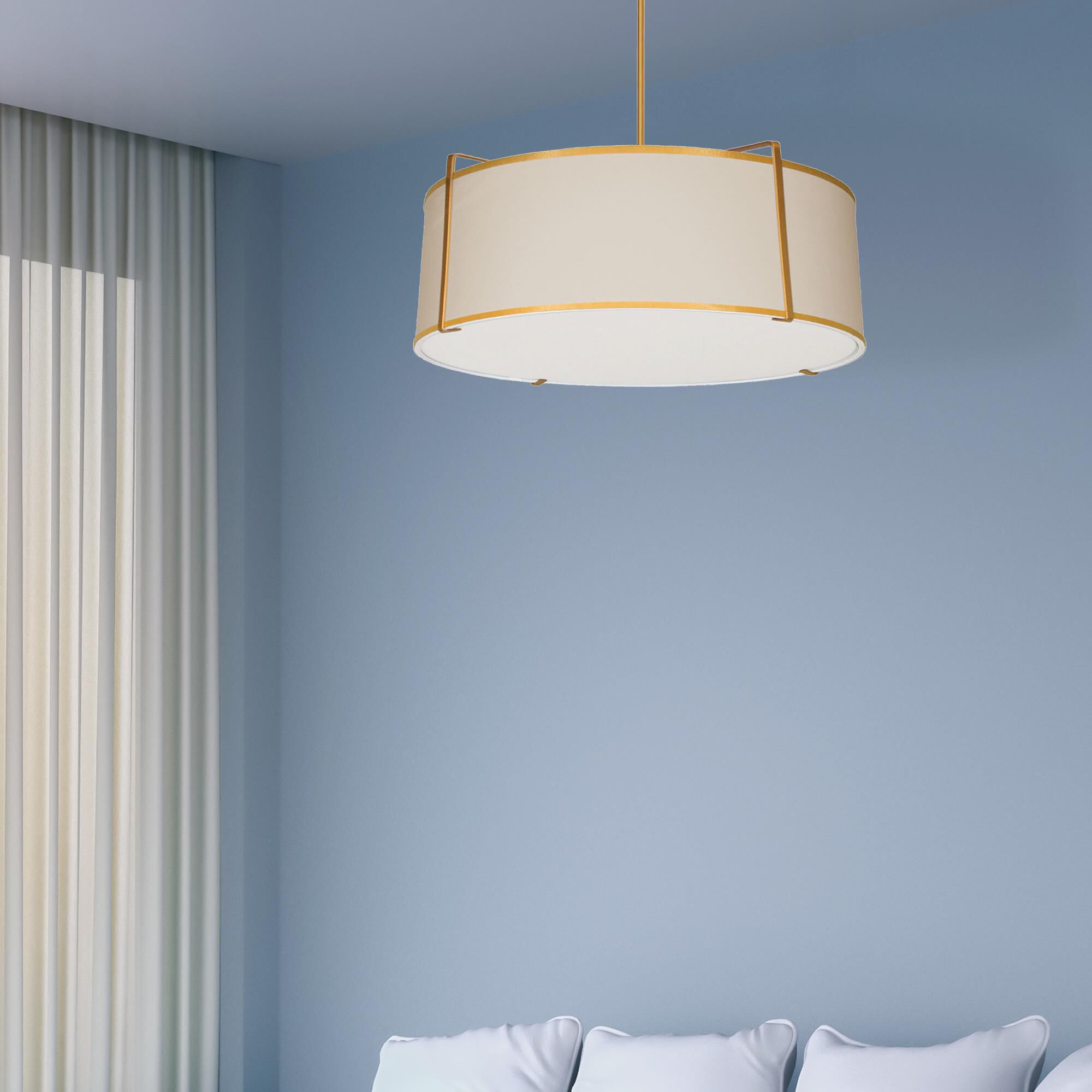 Trapezoid 24 Inch LED Large Pendant by Dainolite