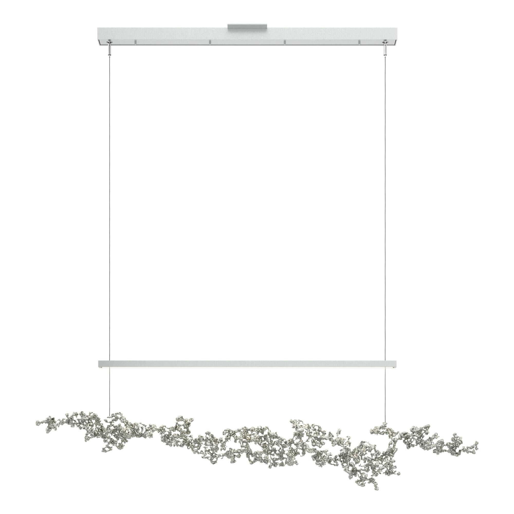 Shown in Vintage Platinum finish and Sterling Aluminum shade