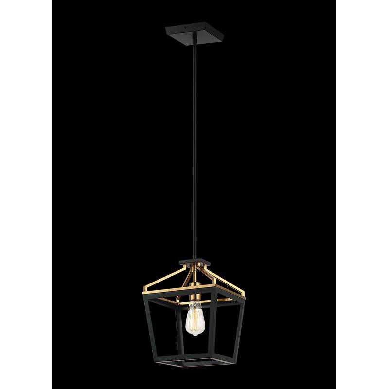 Shown in Black and Aged Gold Brass finish