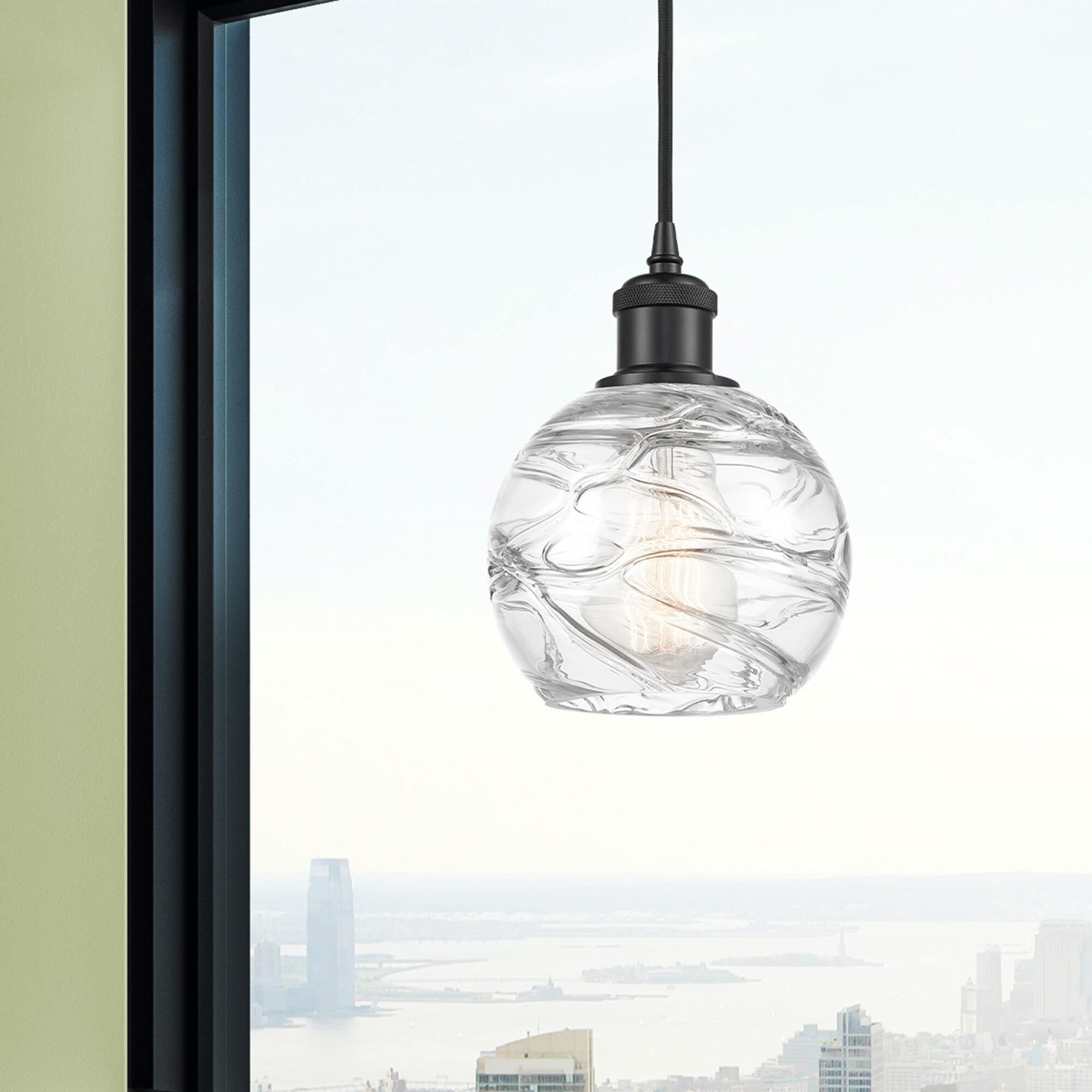 Bruno Marashlian Athens Deco Swirl 6 Inch Mini Pendant by Innovations Lighting