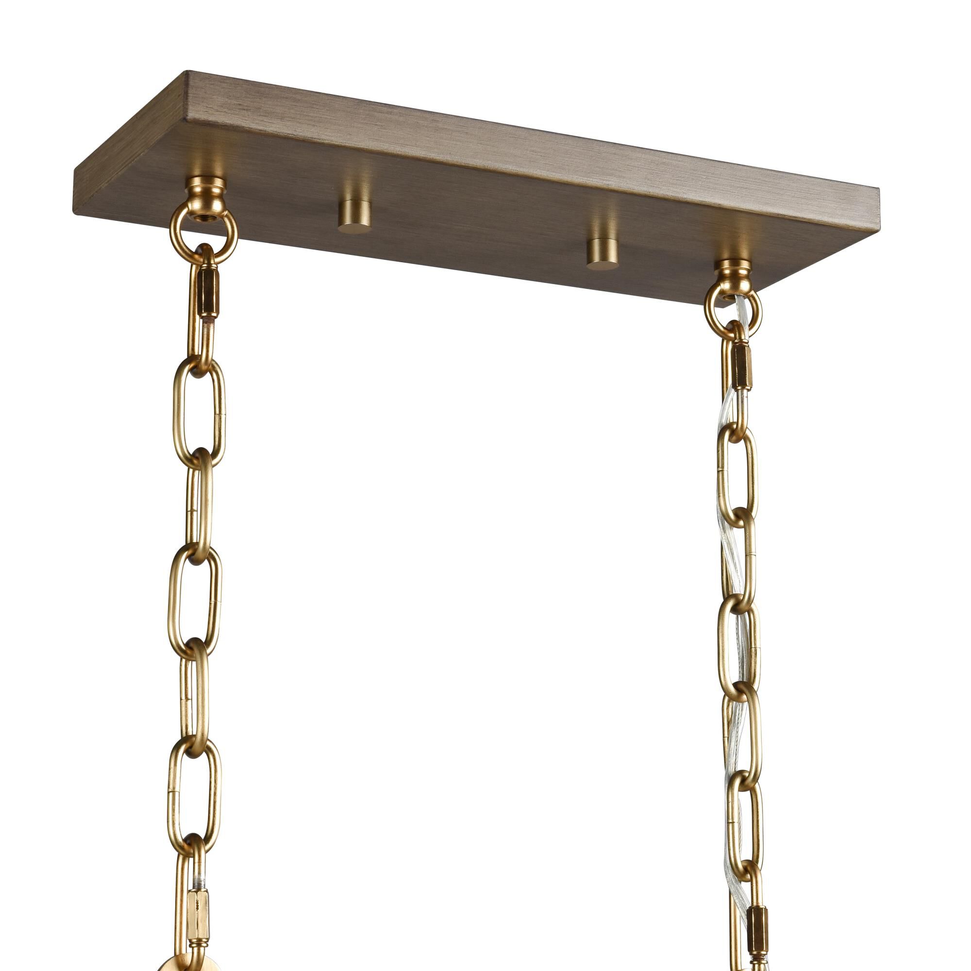 Sabine 58 Inch 10 Light Linear Suspension Light by ELK Lighting