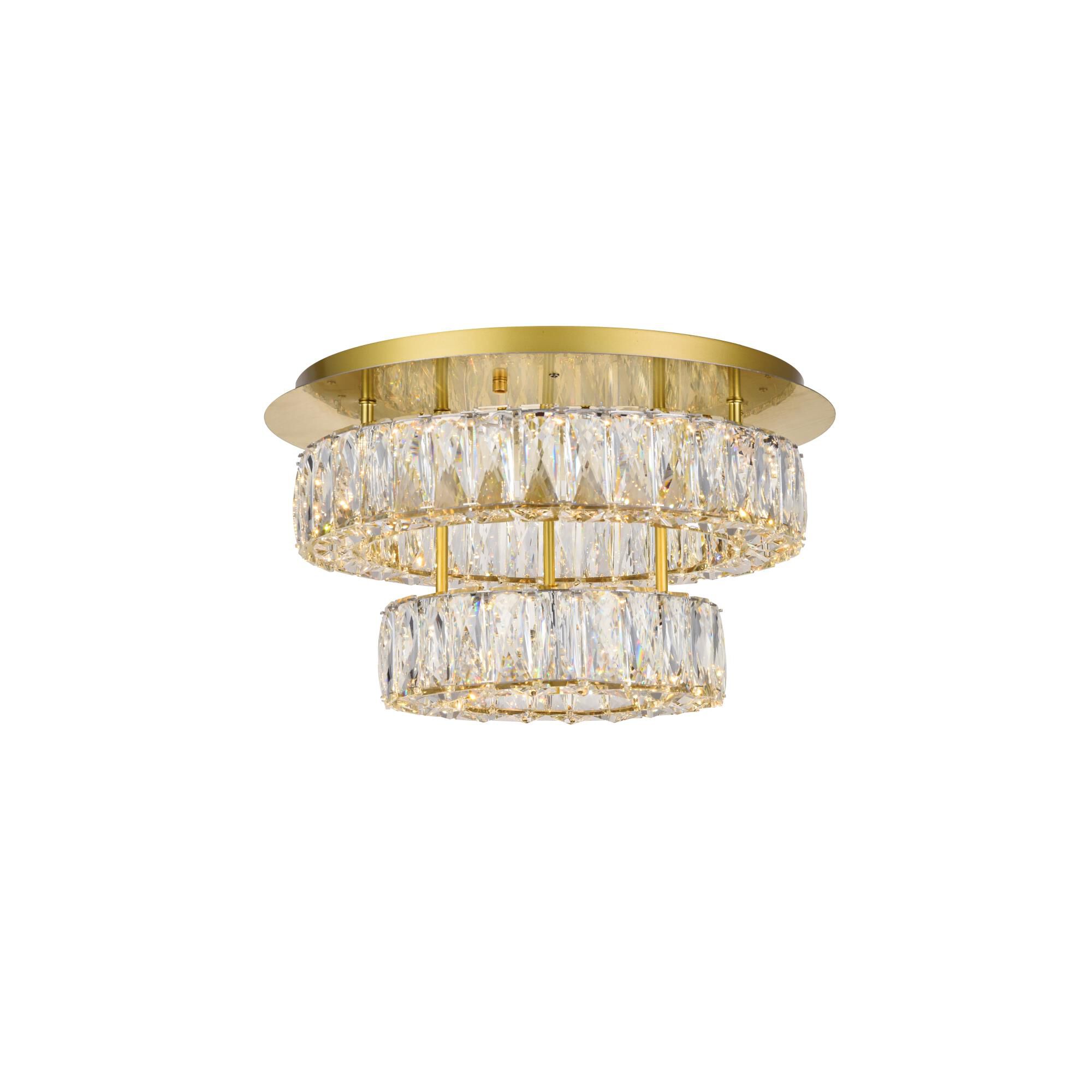Monroe Semi Flush Mount by Elegant Lighting