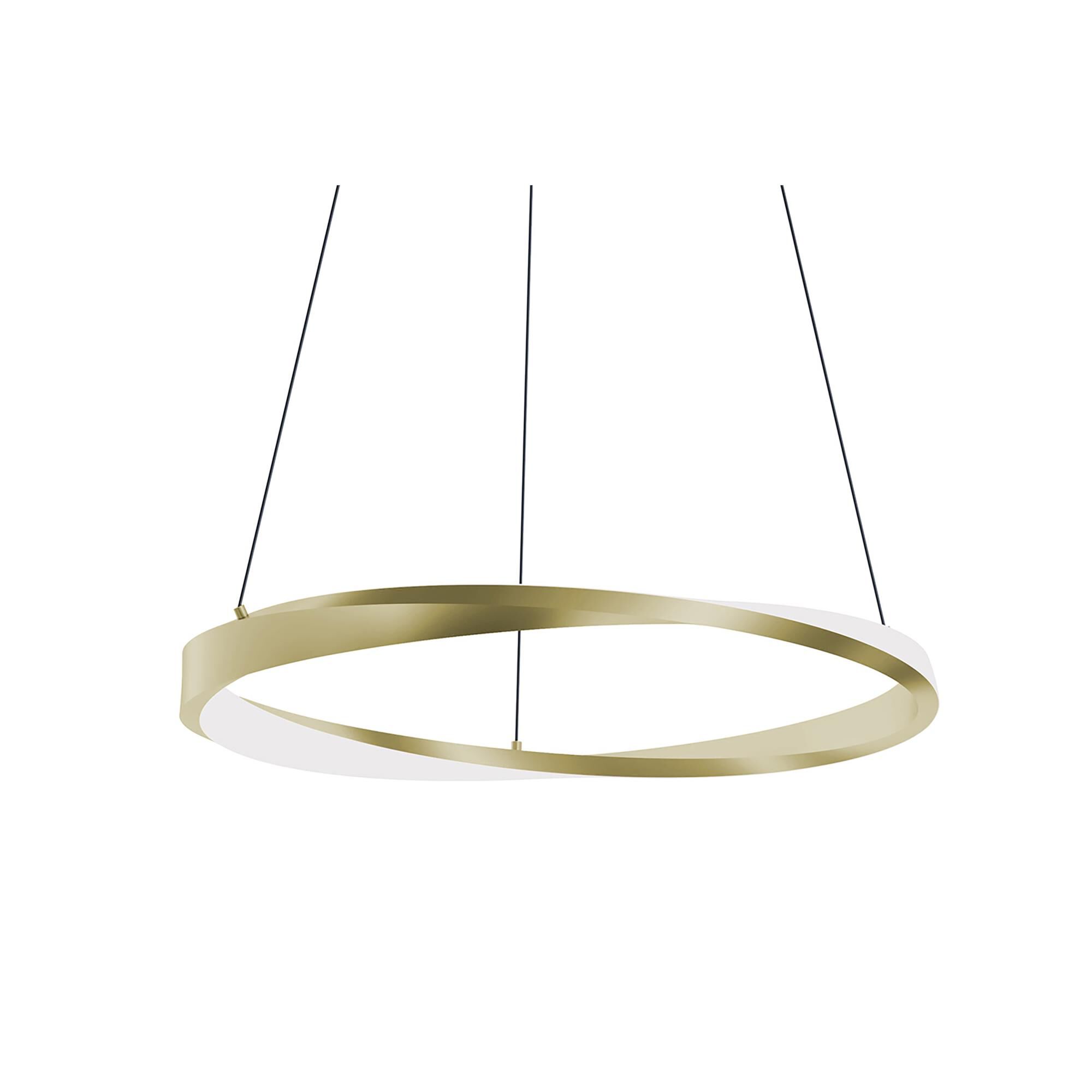 Shown in Light Antique Brass finish and White shade