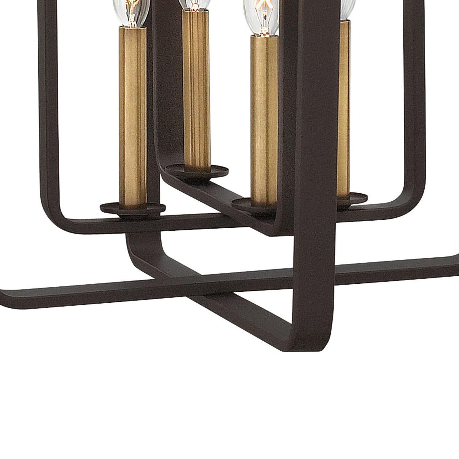 Quentin 17 Inch 4 Light Mini Chandelier by Hinkley Lighting