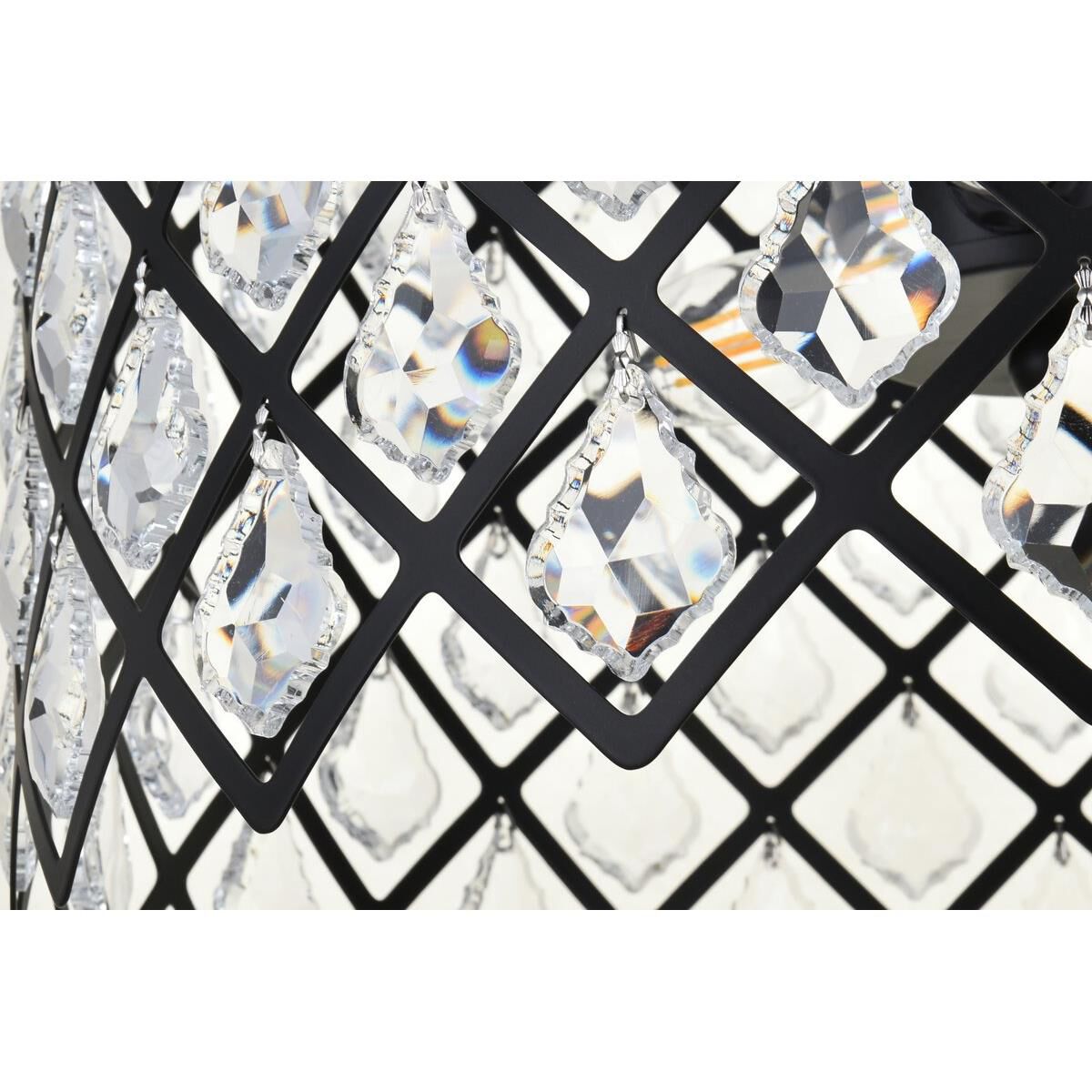 Lyla 13 Inch 3 Light Flush Mount by Elegant Lighting