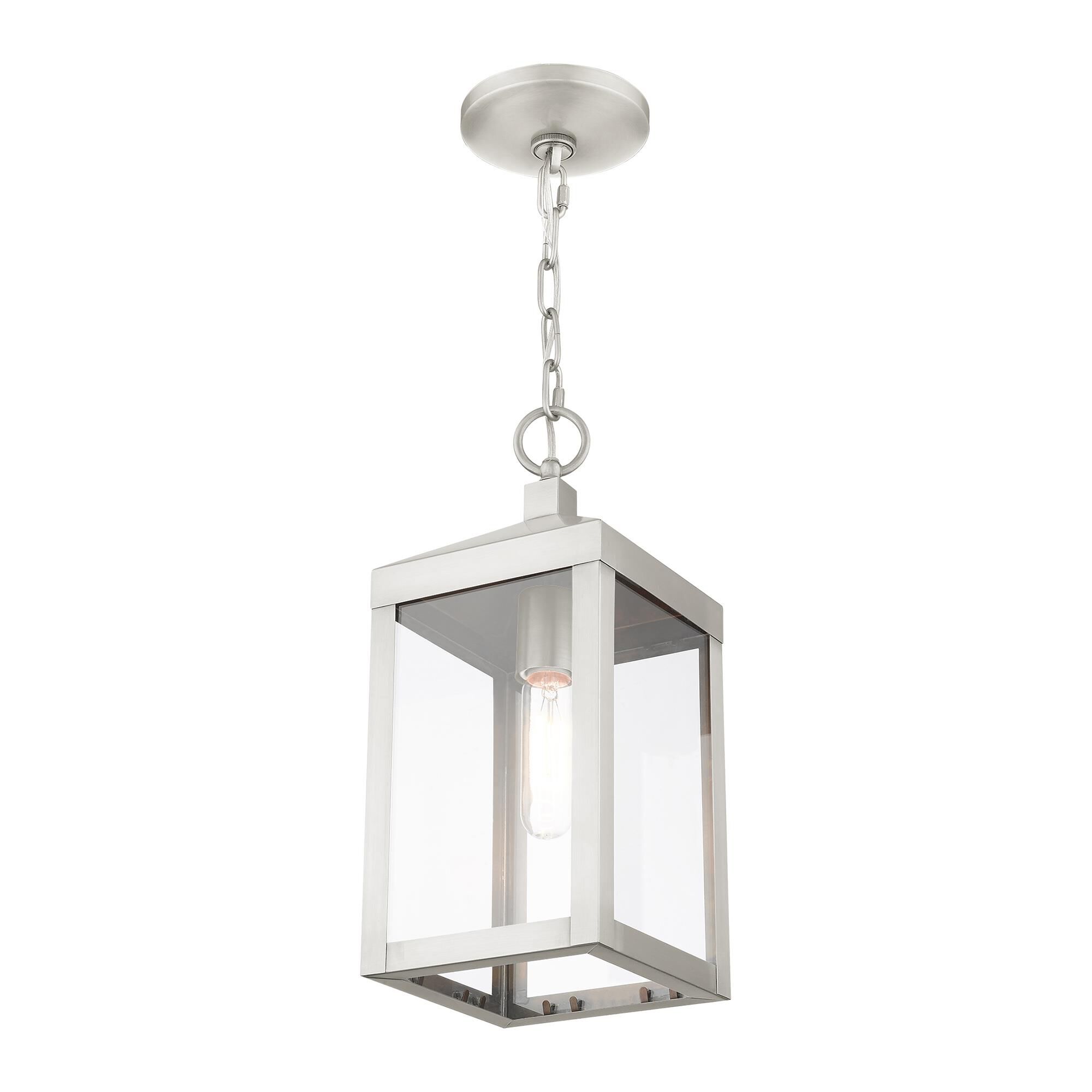 Livex Lighting Nyack 14 Inch Tall Outdoor Hanging Lantern