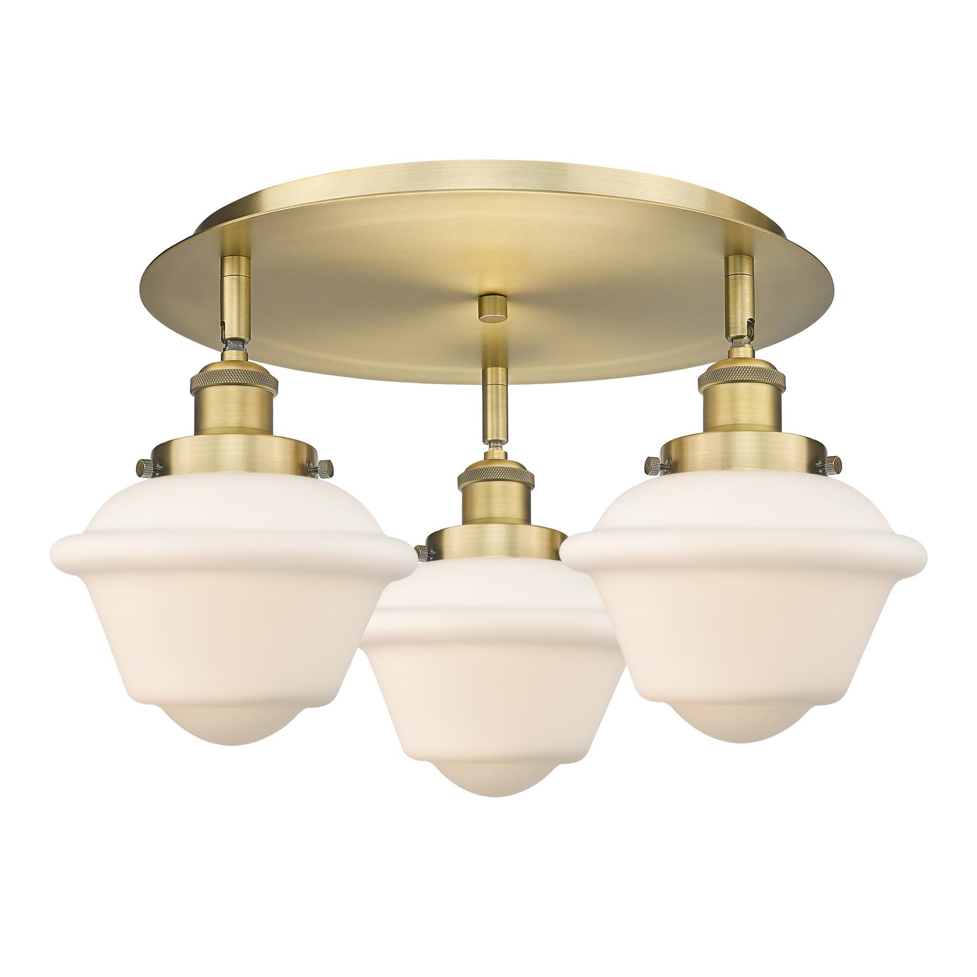 Bruno Marashlian Oxford 18 Inch 3 Light Flush Mount by Innovations Lighting